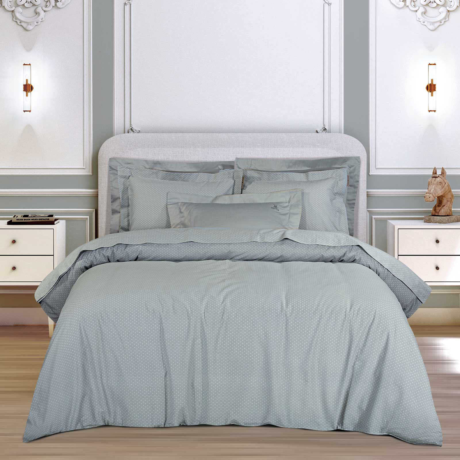 GREENWICH POLO CLUB ΠΑΠΛΩΜΑΤΟΘΗΚΗ ΥΠΕΡΔΙΠΛH 220X240 LOFT 2391 GREY