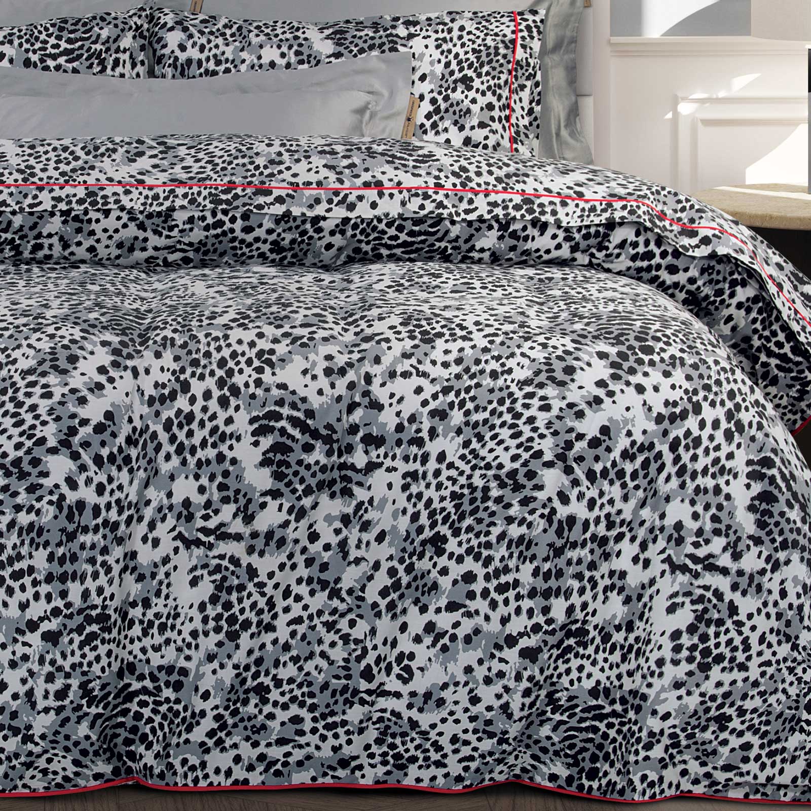 GREENWICH POLO CLUB ΠΑΠΛΩΜΑΤΟΘΗΚΗ ΣΕΤ KING 2165 ΓΚΡΙ, ΜΑΥΡΟ