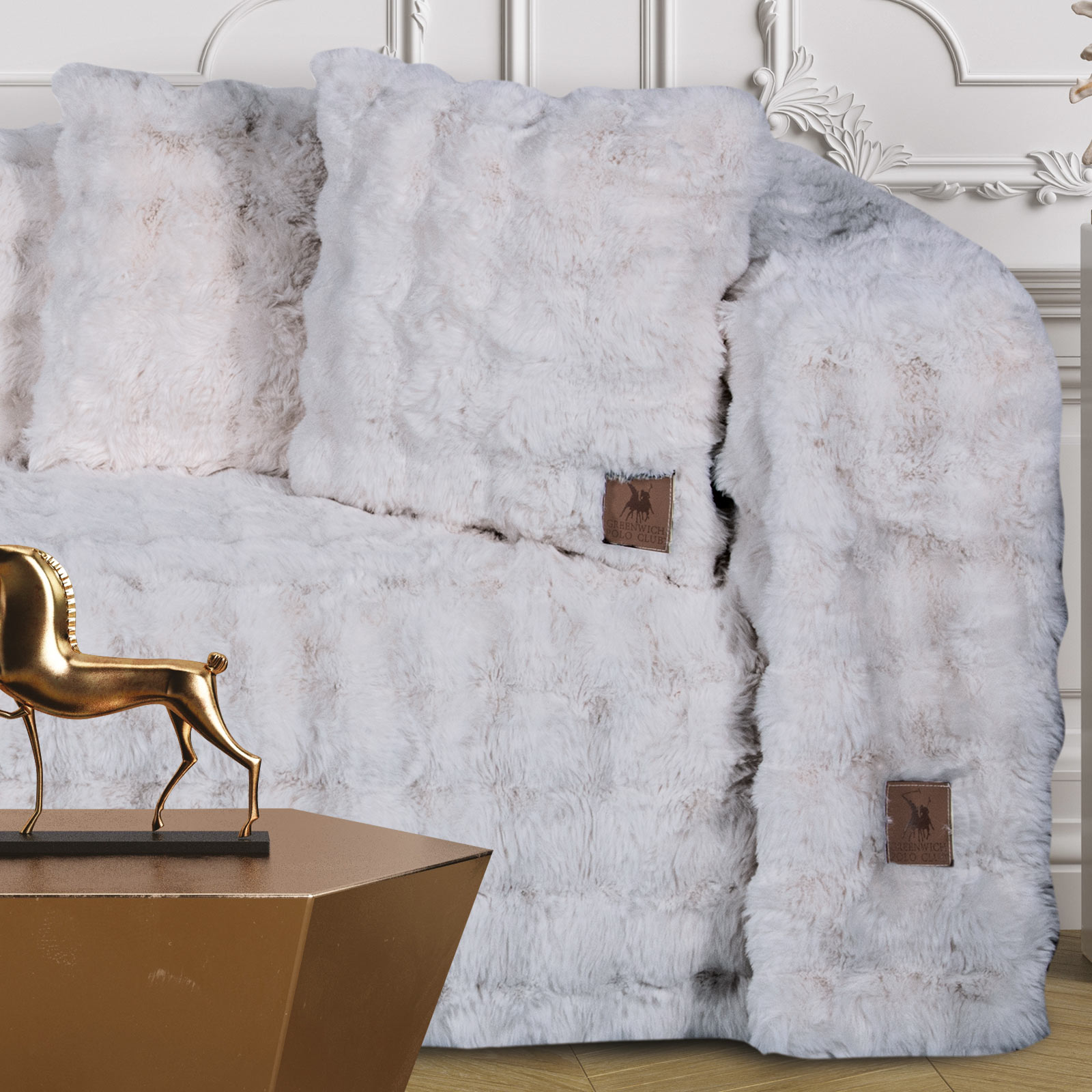 GREENWICH POLO CLUB ΡΙΧΤΑΡΙ 180Χ300 3937 GREY