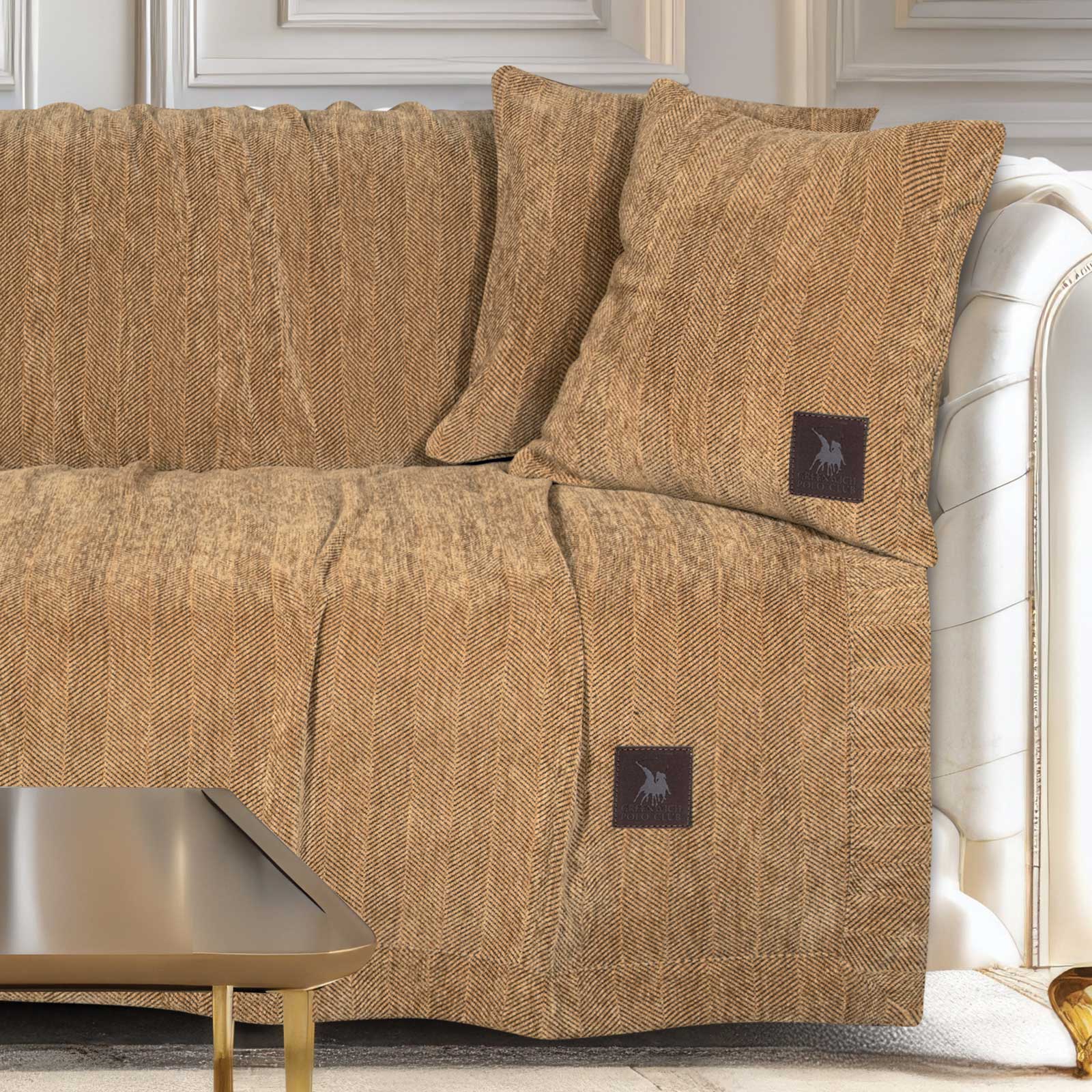 GREENWICH POLO CLUB ΡΙΧΤΑΡΙ 180Χ300 ESSENTIAL 3949 OCHRE