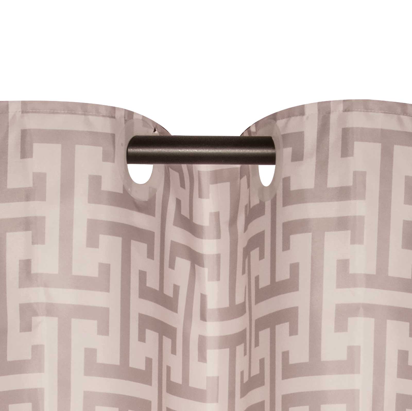 GREENWICH POLO CLUB ΚΟΥΡΤΙΝΑ ΜΠΑΝΙΟΥ 200Χ180 ESSENTIAL 3122 TAUPE