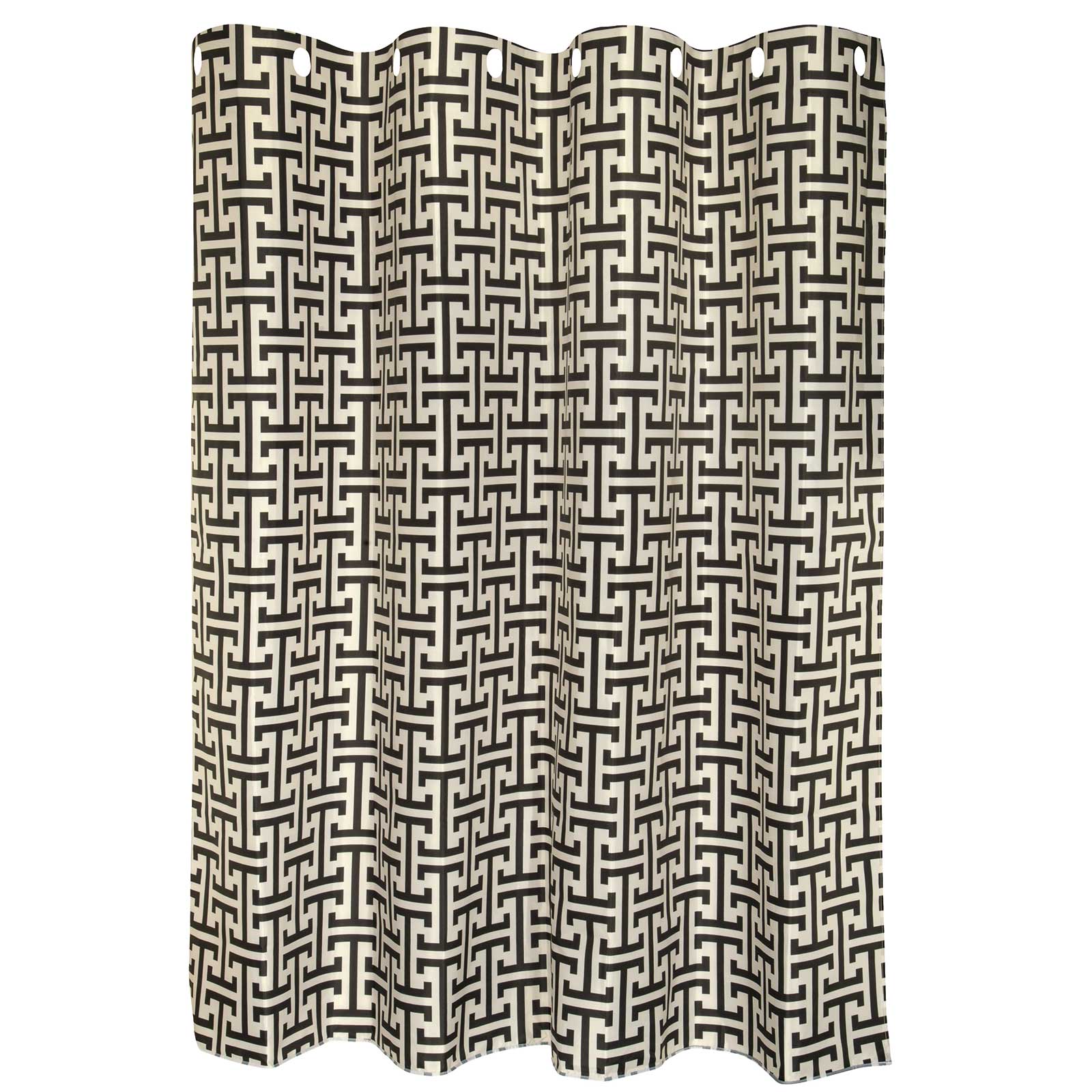 GREENWICH POLO CLUB ΚΟΥΡΤΙΝΑ ΜΠΑΝΙΟΥ 200Χ180 ESSENTIAL 3123 BLACK