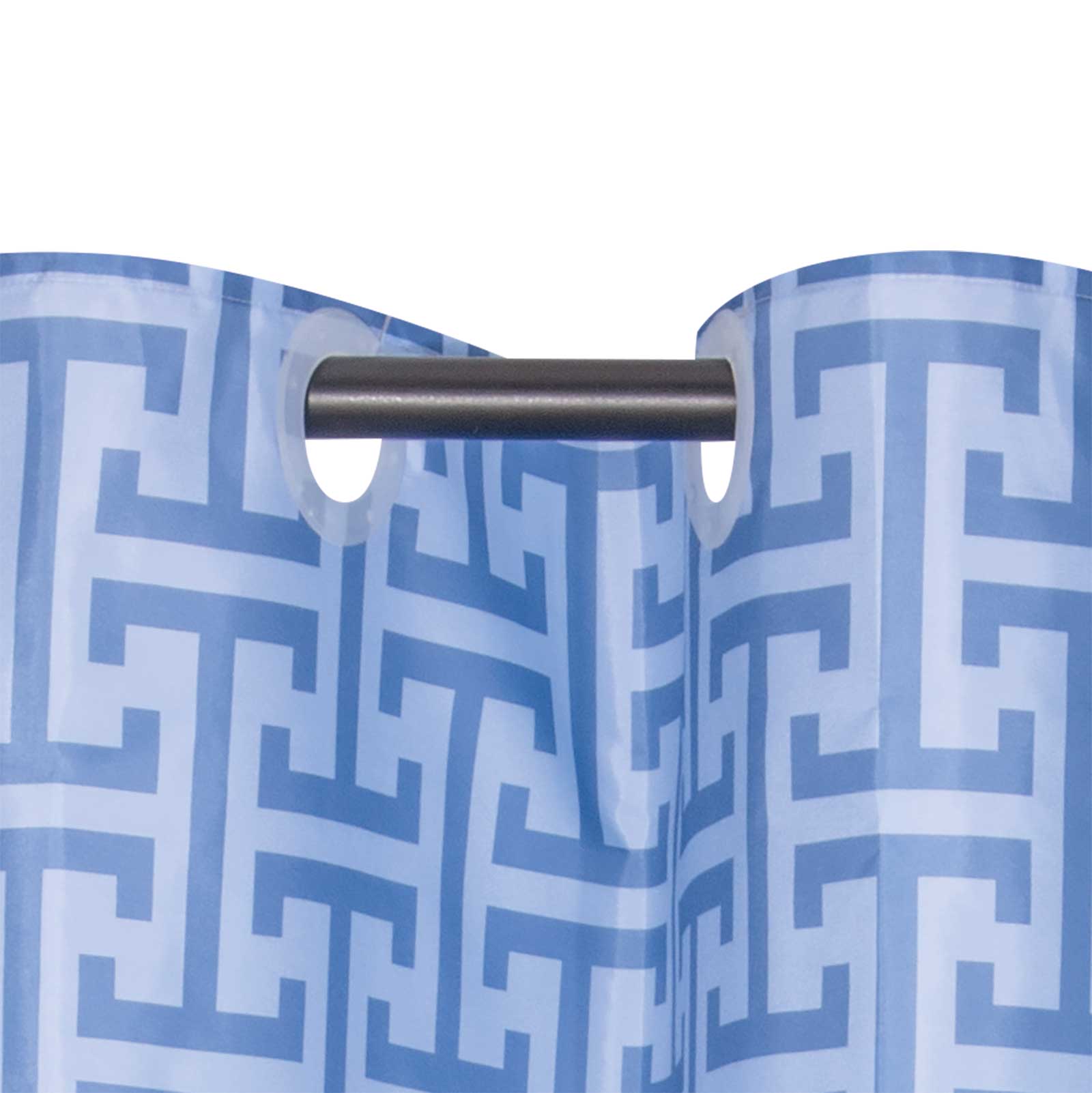 GREENWICH POLO CLUB ΚΟΥΡΤΙΝΑ ΜΠΑΝΙΟΥ 240Χ180 ESSENTIAL 3119 DUSTY BLUE