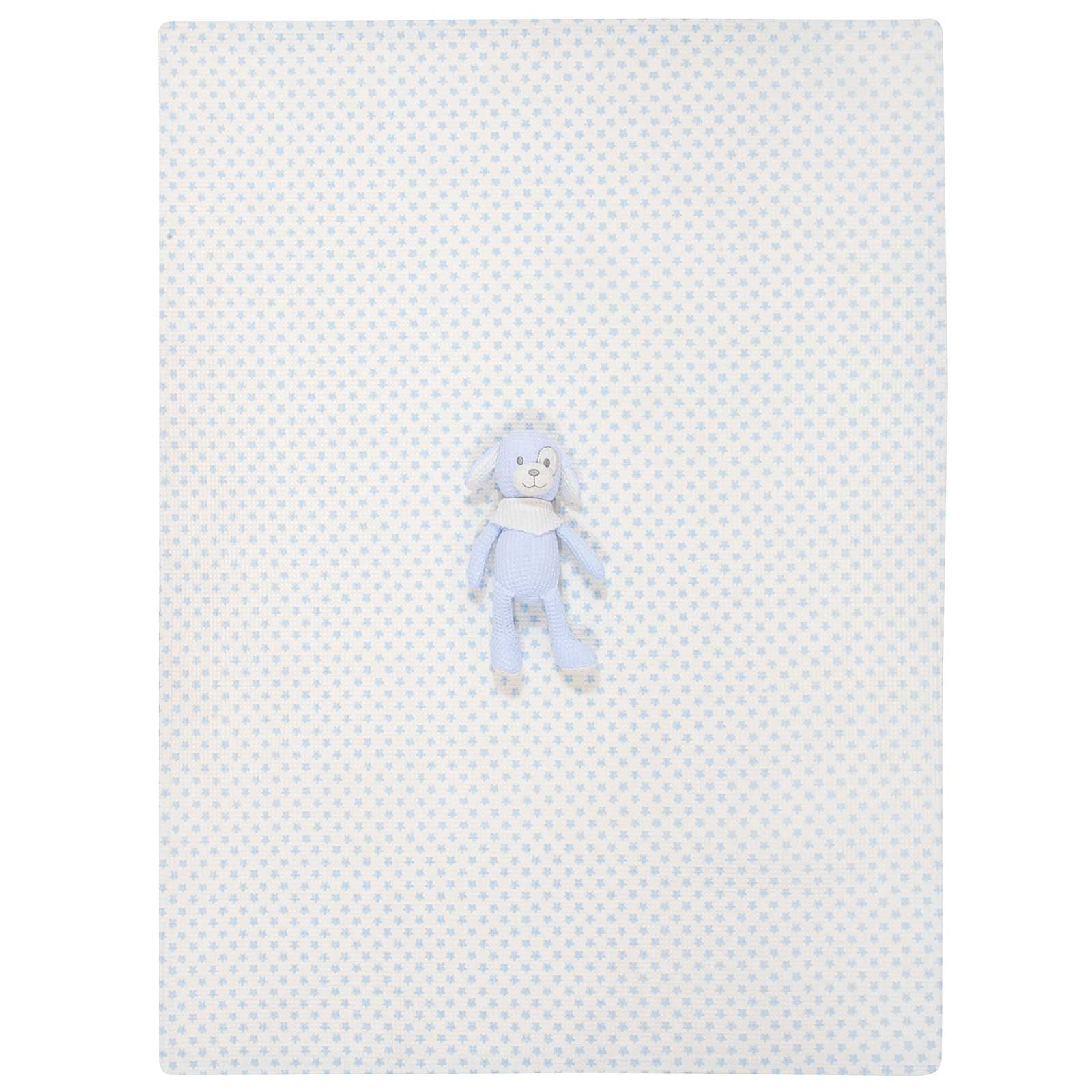 GREENWICH POLO CLUB ΚΟΥΒΕΡΤΑ ΠΙΚΕ 75X100 ΒΑΒΥ ESSENTIAL 8856 BLUE, WHITE