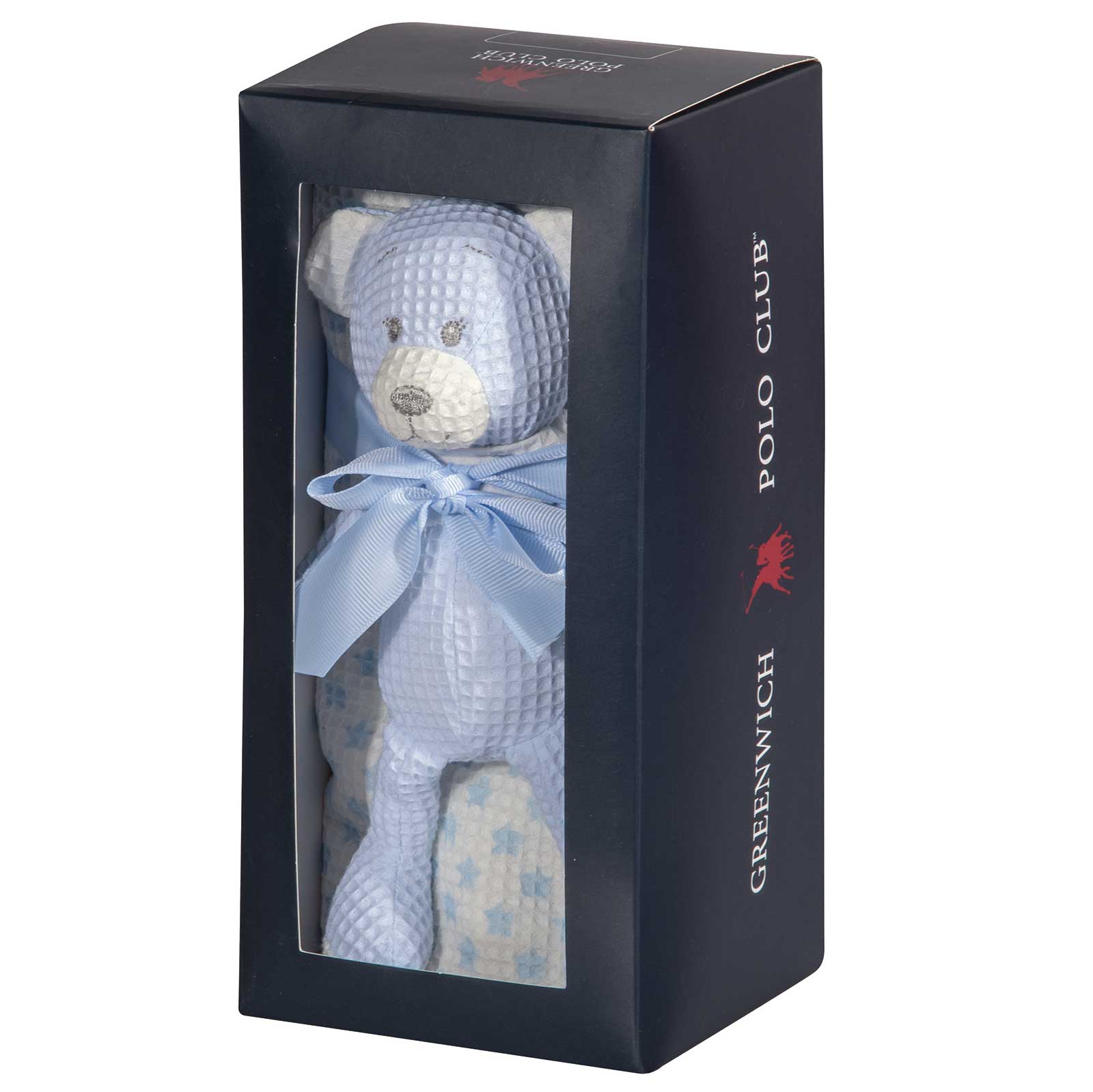 GREENWICH POLO CLUB ΚΟΥΒΕΡΤΑ ΠΙΚΕ 75X100 ΒΑΒΥ ESSENTIAL 8856 BLUE, WHITE