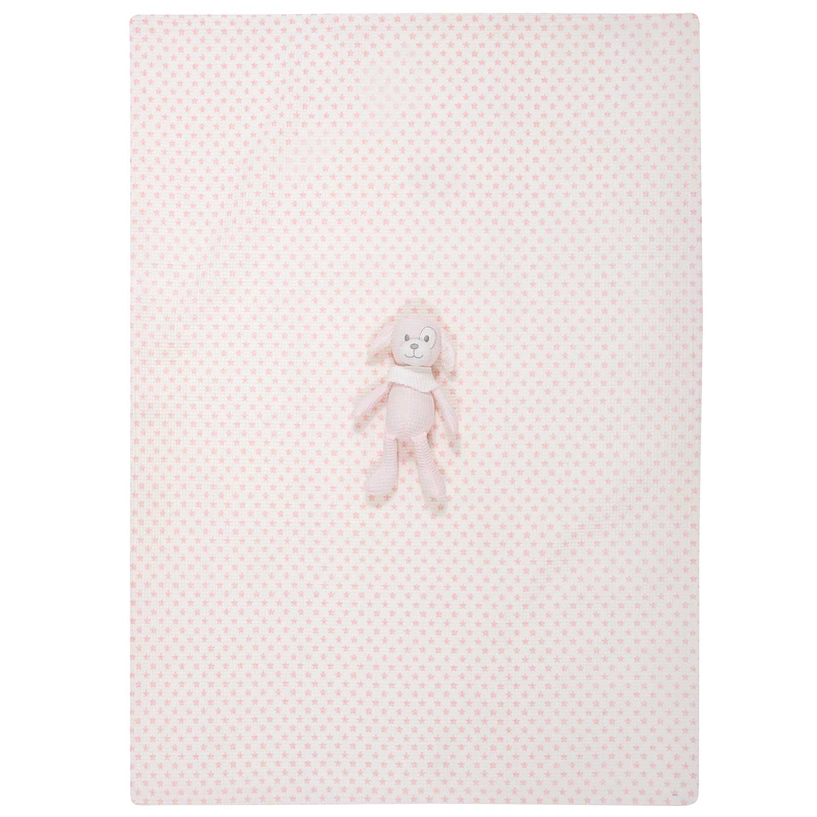 GREENWICH POLO CLUB ΚΟΥΒΕΡΤΑ ΠΙΚΕ 75X100 ΒΑΒΥ ESSENTIAL 8857 PINK, WHITE