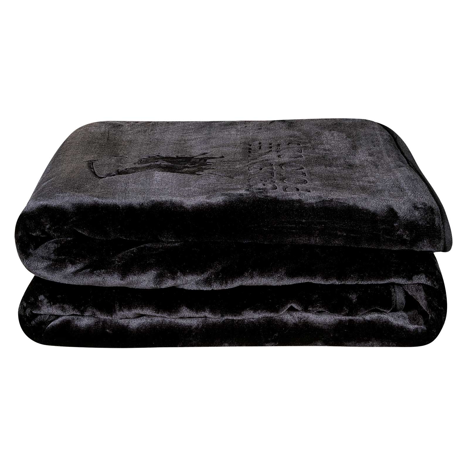 GREENWICH POLO CLUB ΚΟΥΒΕΡΤΑ VELOUR ΜΟΝΗ 3440 ΜΑΥΡΟ