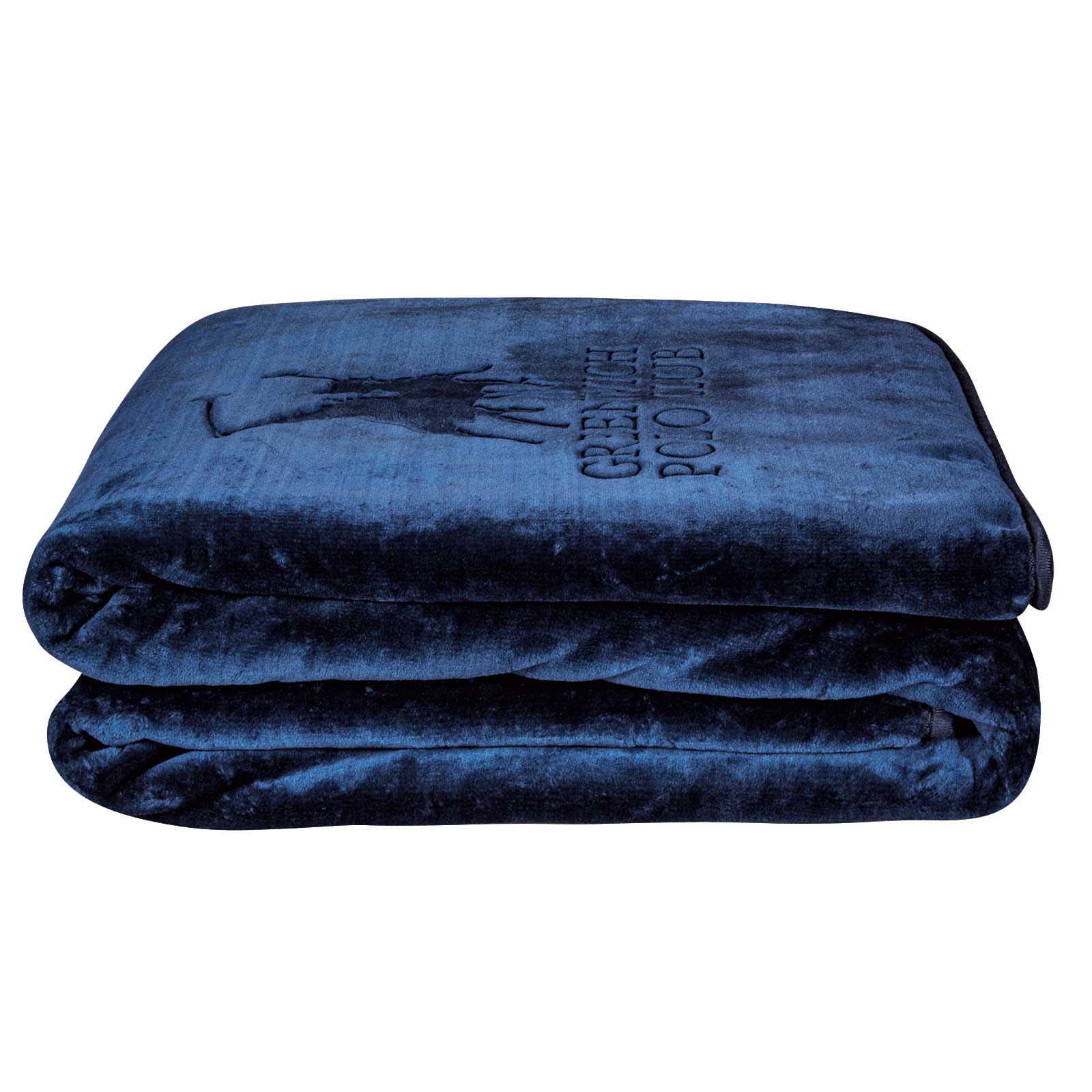 GREENWICH POLO CLUB ΚΟΥΒΕΡΤΑ VELOUR ΥΠΕΡΔΙΠΛH 3439 ΜΠΛΕ