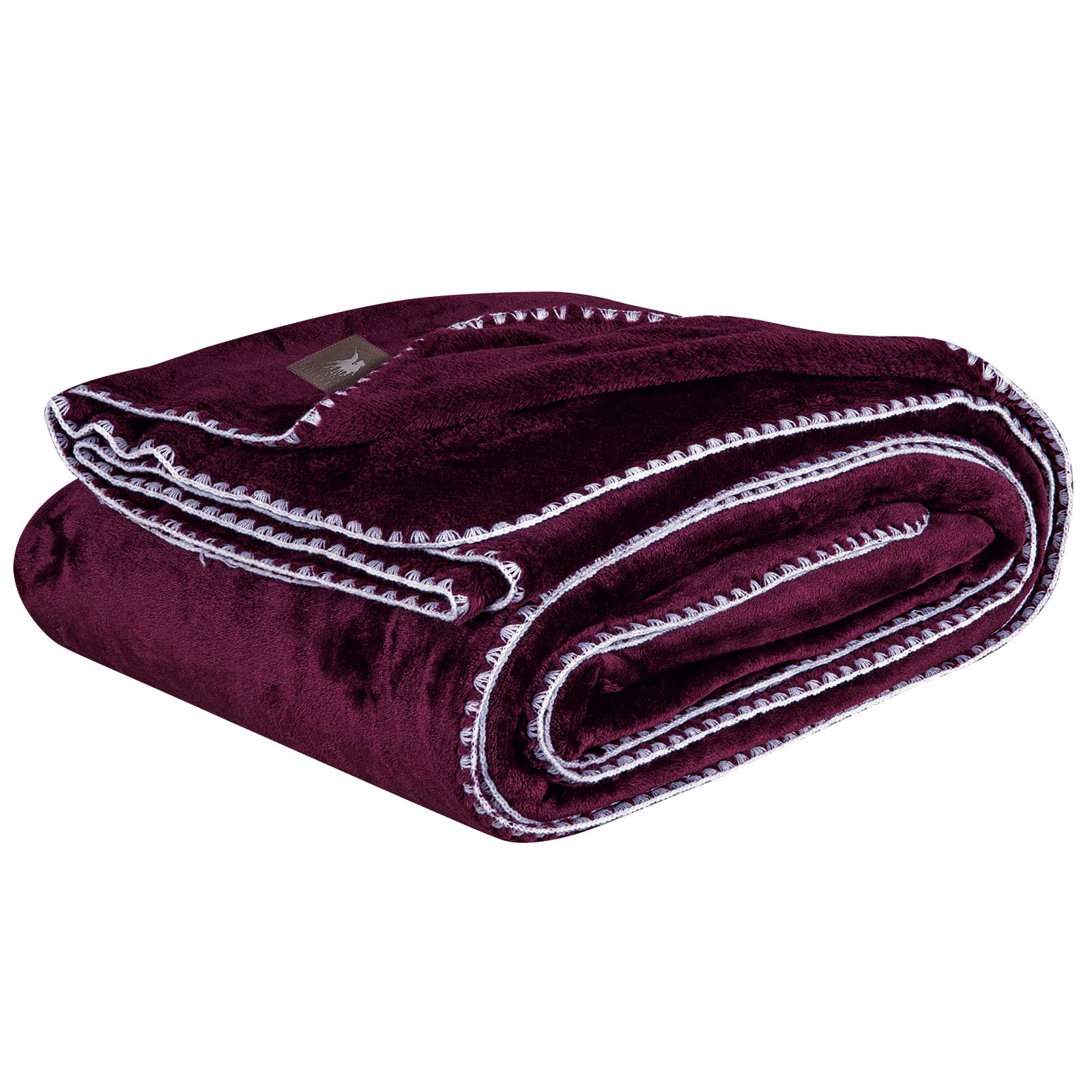 GREENWICH POLO CLUB ΚΟΥΒΕΡΤΑ FLEECE 170X240 ESSENTIAL 4440 BORDEAUX