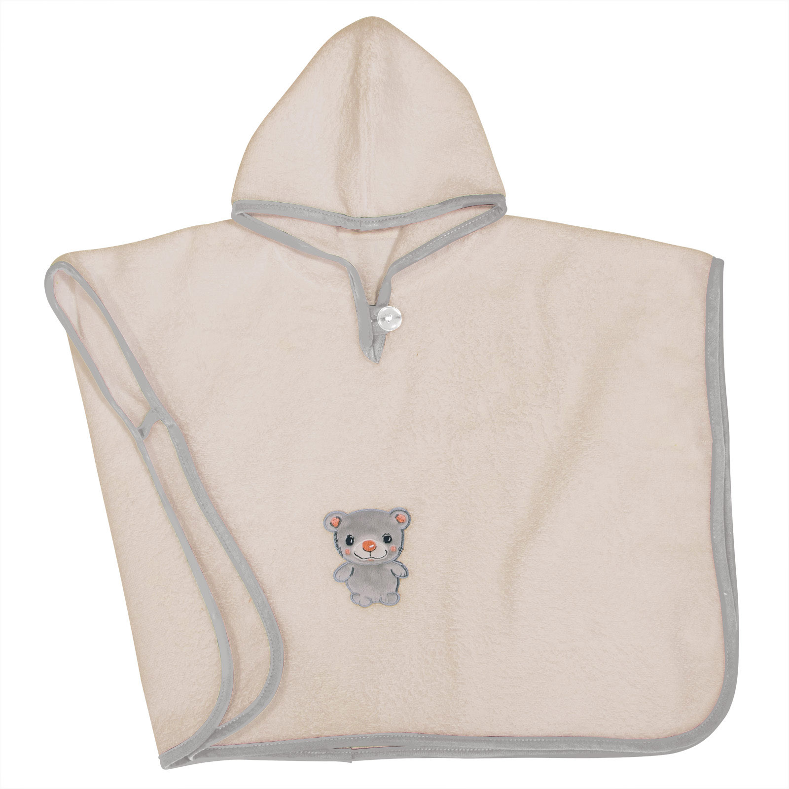 Μπουρνούζι Πόντσο  45x60 Polo Club Baby 2910 Λευκό