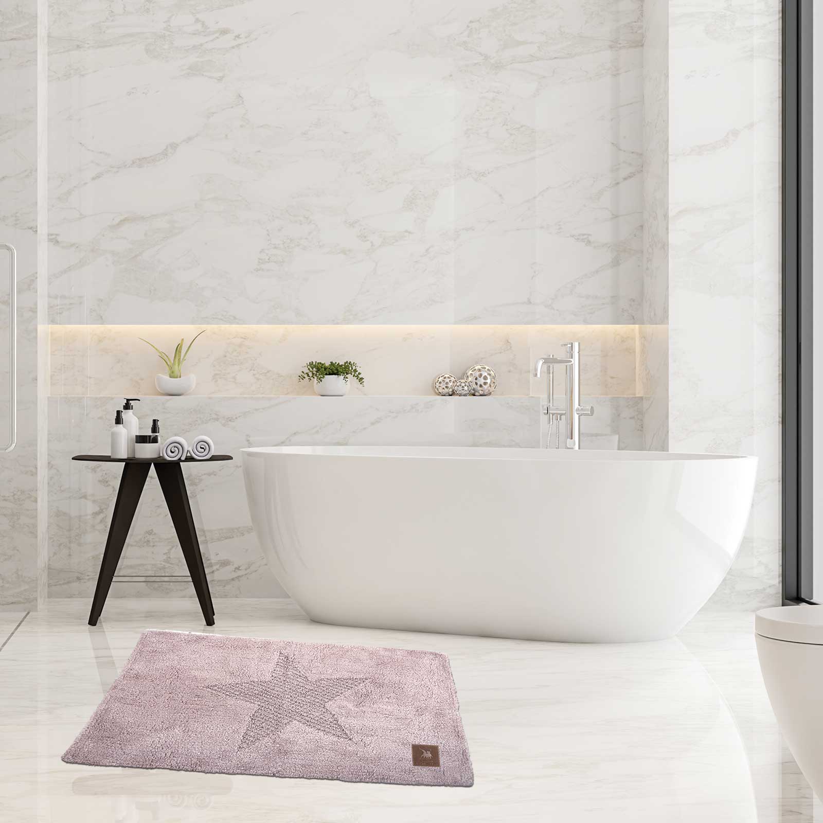 Ταπέτο Μπάνιου 60x90 Greenwish Polo 2580 Νude