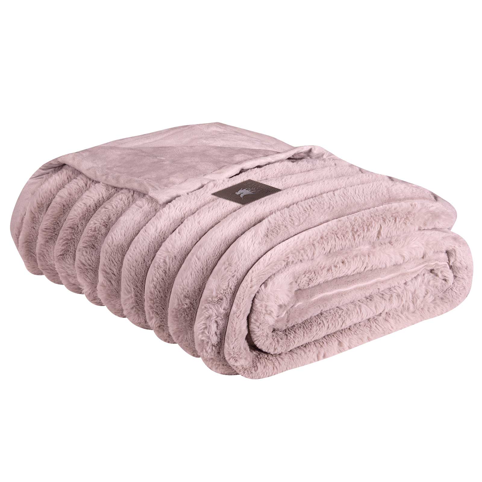 GREENWICH POLO CLUB ΚΟΥΒΕΡΤΑ FAUX FUR ΥΠΕΡΔΙΠΛΗ 3478 NUDE