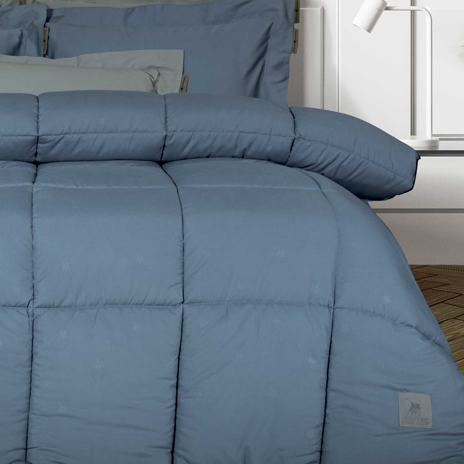 GREENWICH POLO CLUB ΠΑΠΛΩΜΑ ΥΠΕΡΔΙΠΛΟ ESSENTIAL 4446 DUSTY BLUE