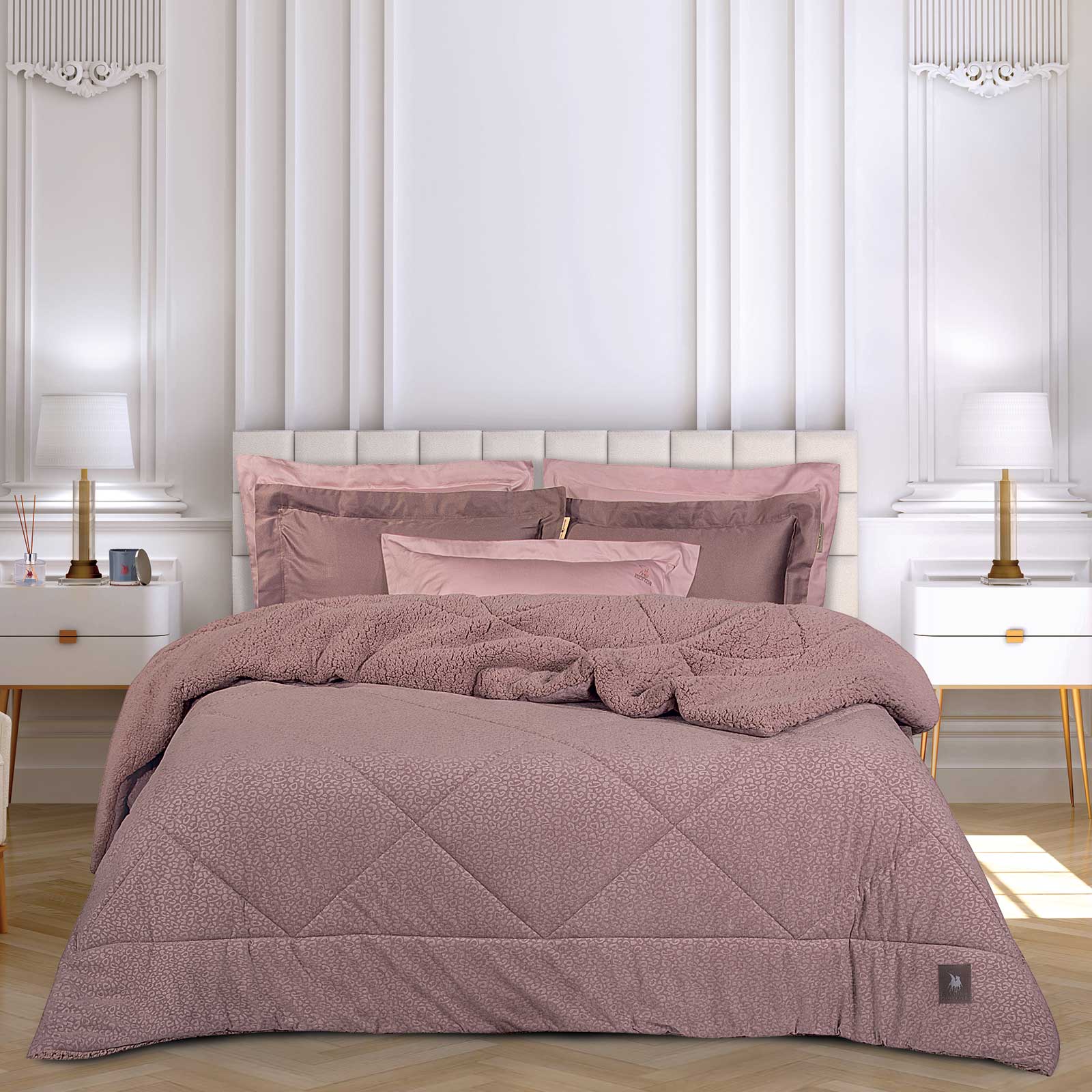 GREENWICH POLO CLUB ΚΟΥΒΕΡΤΟΠΑΠΛΩΜΑ KING SHERPA ESSENTIAL 4436 NUDE