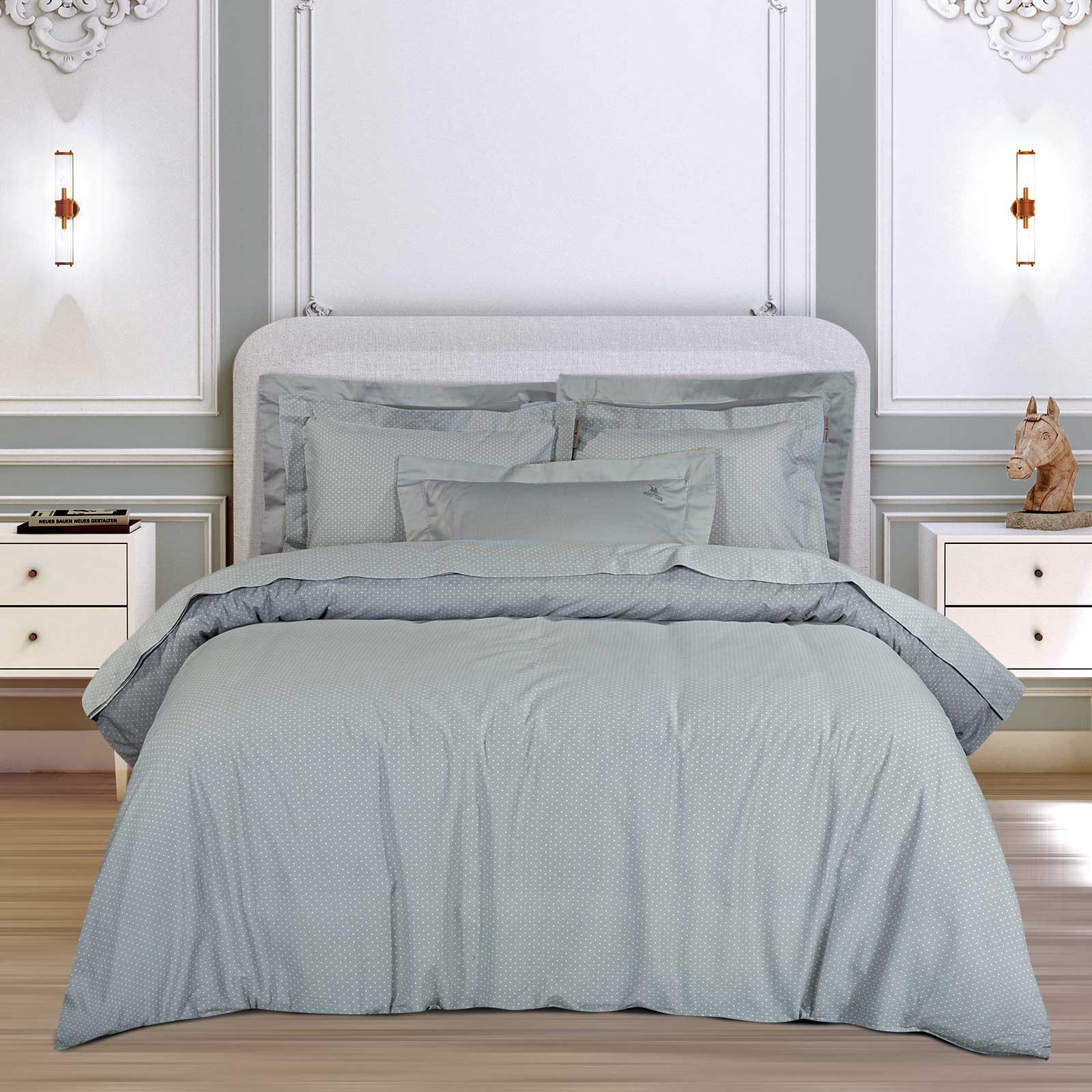 GREENWICH POLO CLUB ΣΕΝΤΟΝΙ ΥΠΕΡΔΙΠΛO 240X260 LOFT 2391 GREY