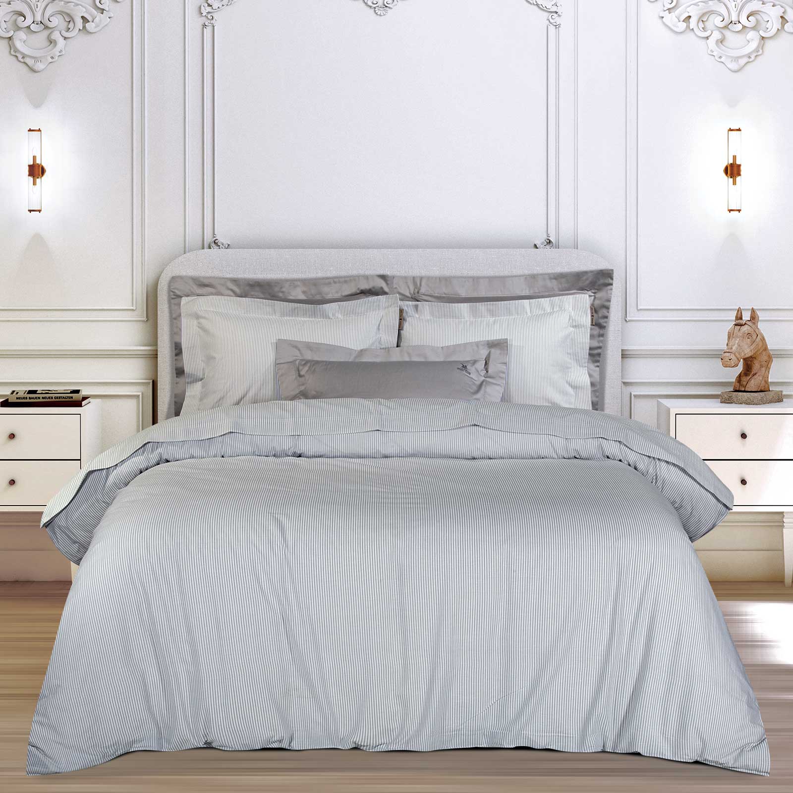 GREENWICH POLO CLUB ΣΕΝΤΟΝΙ KING 260X280 LOFT 2388 GREY