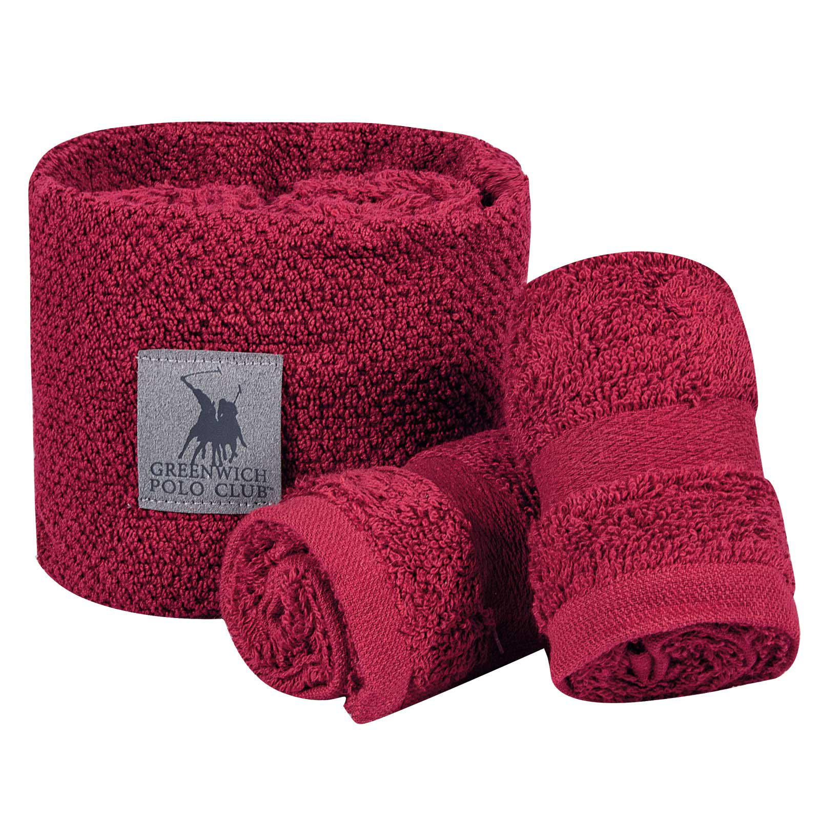 GREENWICH POLO CLUB ΣΕΤ ΠΕΤΣΕΤΕΣ 4 ΤΕΜΑΧΙΩΝ ESSENTIAL 4109 BORDEAUX