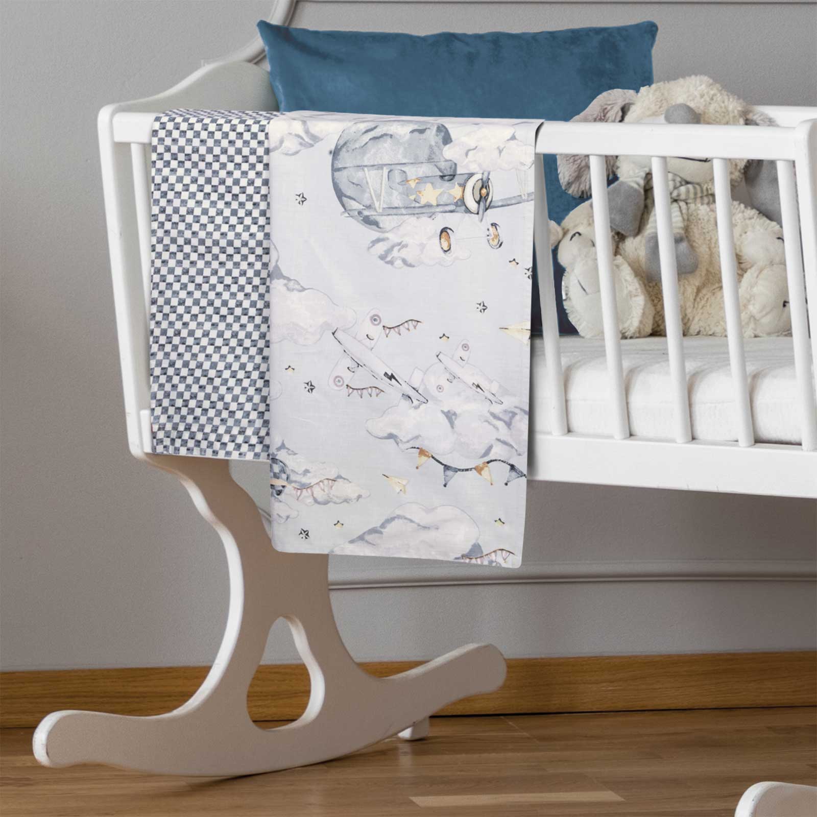 GREENWICH POLO CLUB ΣΕΤ ΣΕΝΤΟΝΙΑ ΛΙΚΝΟΥ ΒΑΒΥ ESSENTIAL 8852 GREY