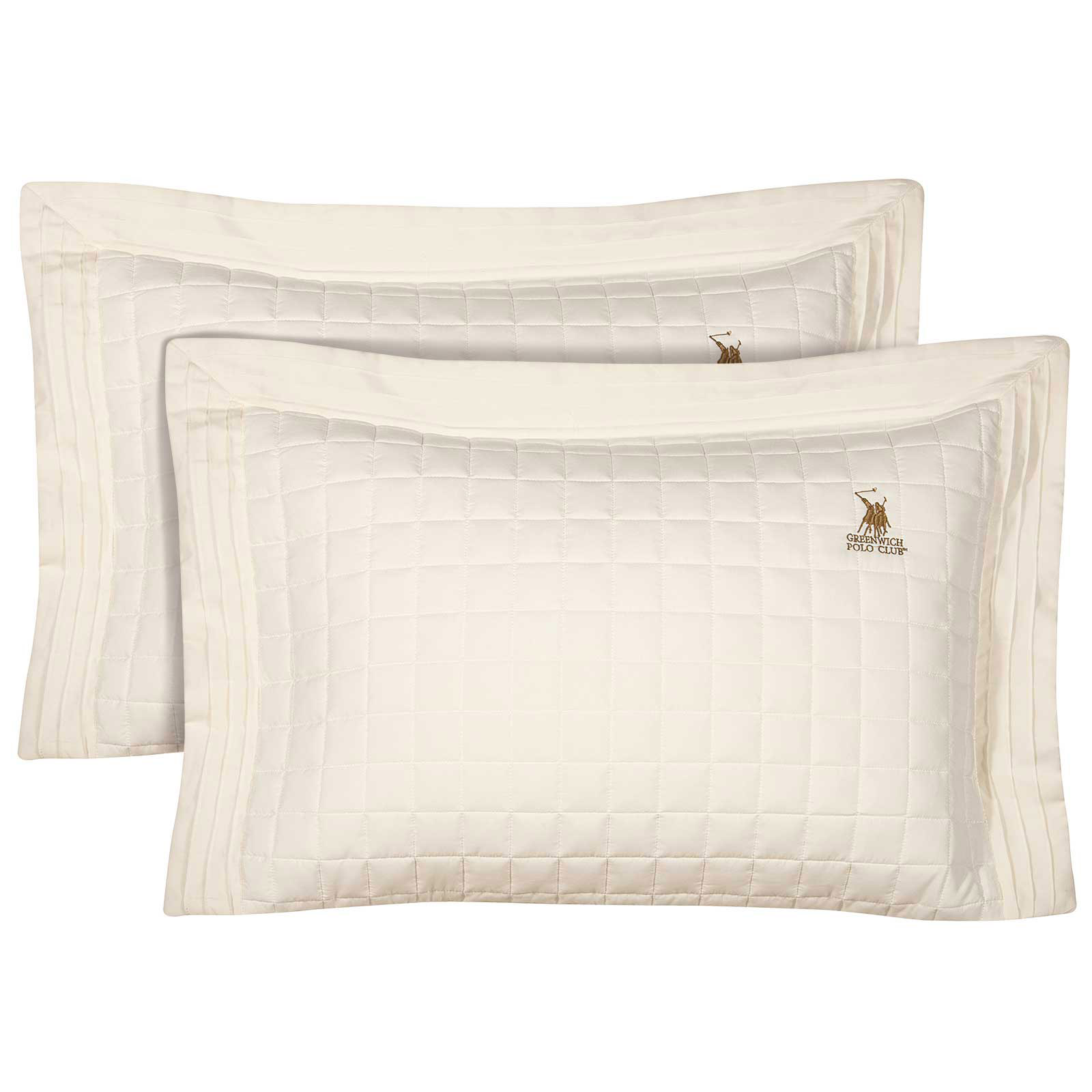 GREENWICH POLO CLUB ΖΕΥΓΟΣ ΜΑΞΙΛΑΡΟΘΗΚΕΣ CLASSIC 2355 ECRU