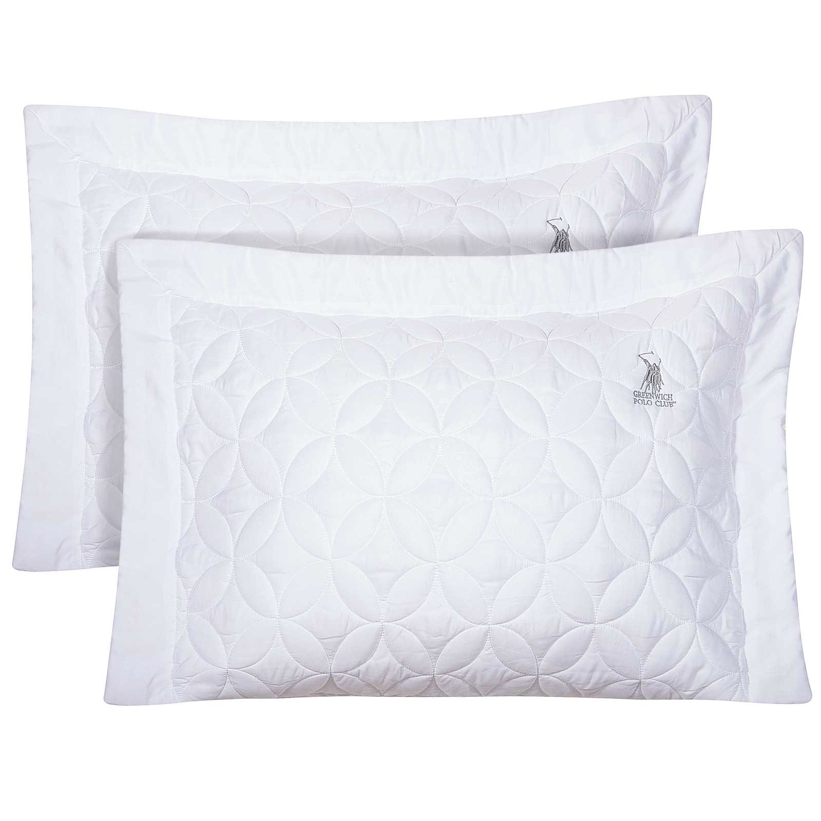 GREENWICH POLO CLUB ΖΕΥΓΟΣ ΜΑΞΙΛΑΡΟΘΗΚΕΣ CLASSIC 2357 WHITE