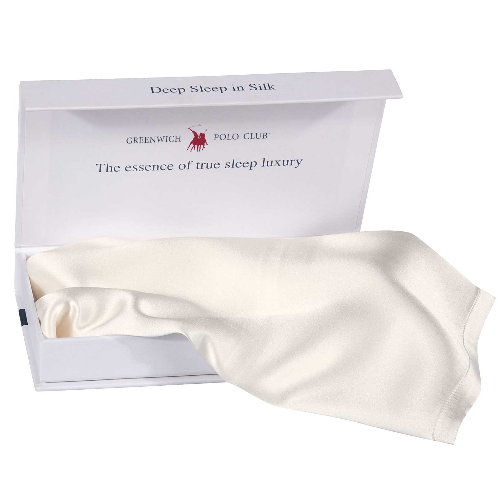 GREENWICH POLO CLUB ΖΕΥΓΟΣ ΜΑΞΙΛΑΡΟΘΗΚΕΣ SILK ESSENTIAL 2379 WHITE