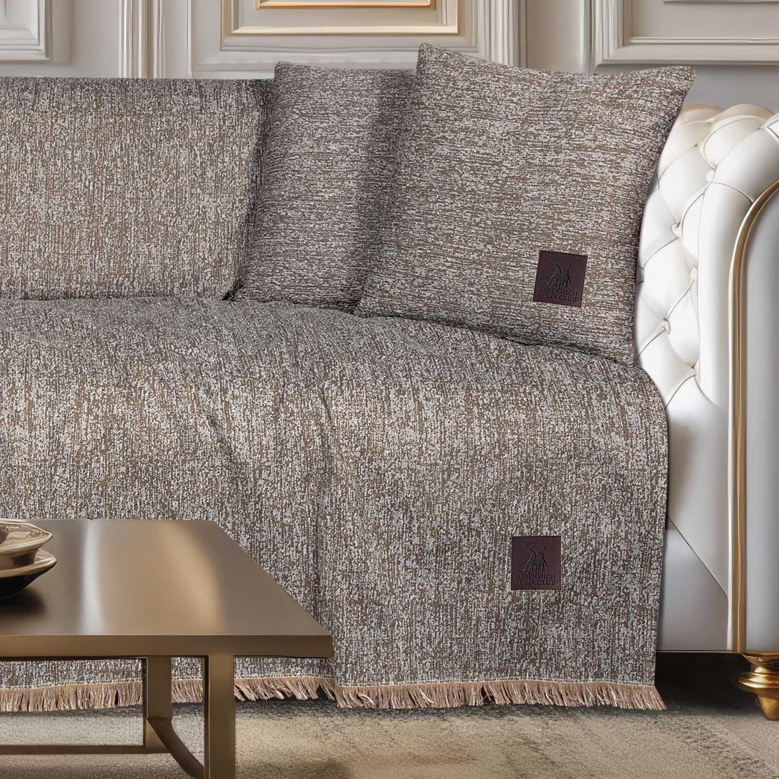 GREENWICH POLO CLUB ΔΙΑΚΟΣΜΗΤΙΚΟ ΜΑΞΙΛΑΡΙ 40X40 3990 BEIGE