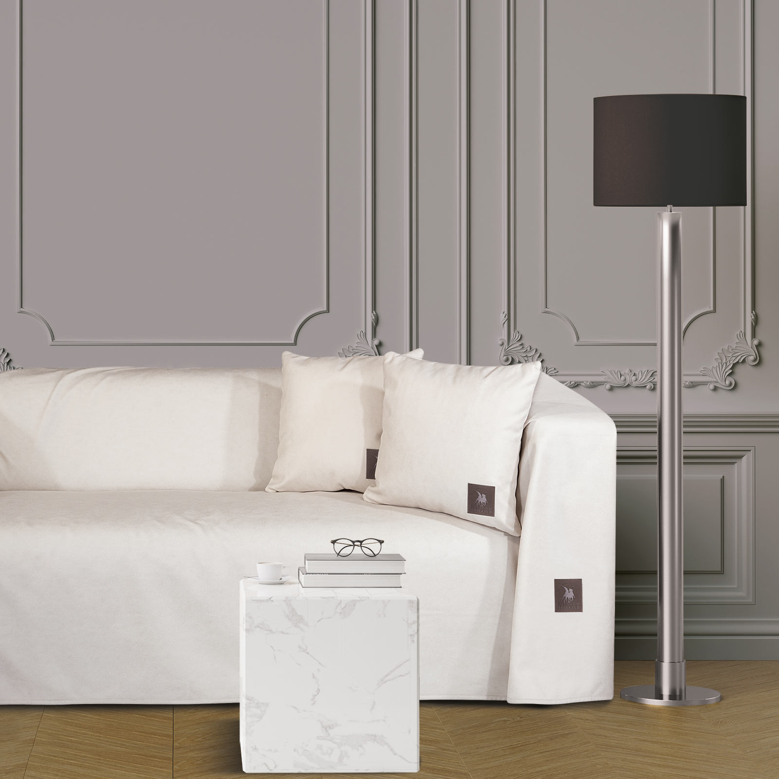 Μαξιλάρι Φιγούρας 42x42 Greenwich Polo Club 3924 Ivory