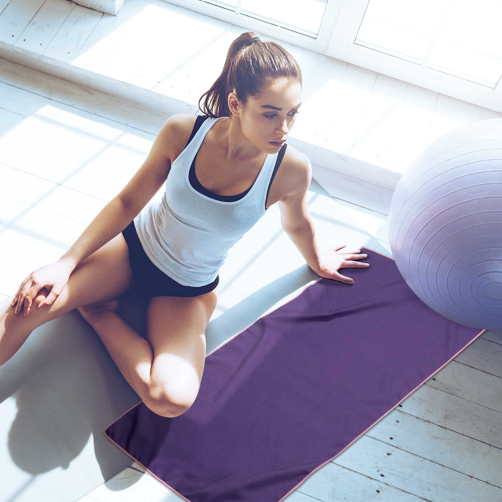 GREENWICH POLO CLUB ΠΕΤΣΕΤΑ ΓΥΜΝΑΣΤΗΡΙΟΥ 45Χ90 ESSENTIAL 4022 PURPLE