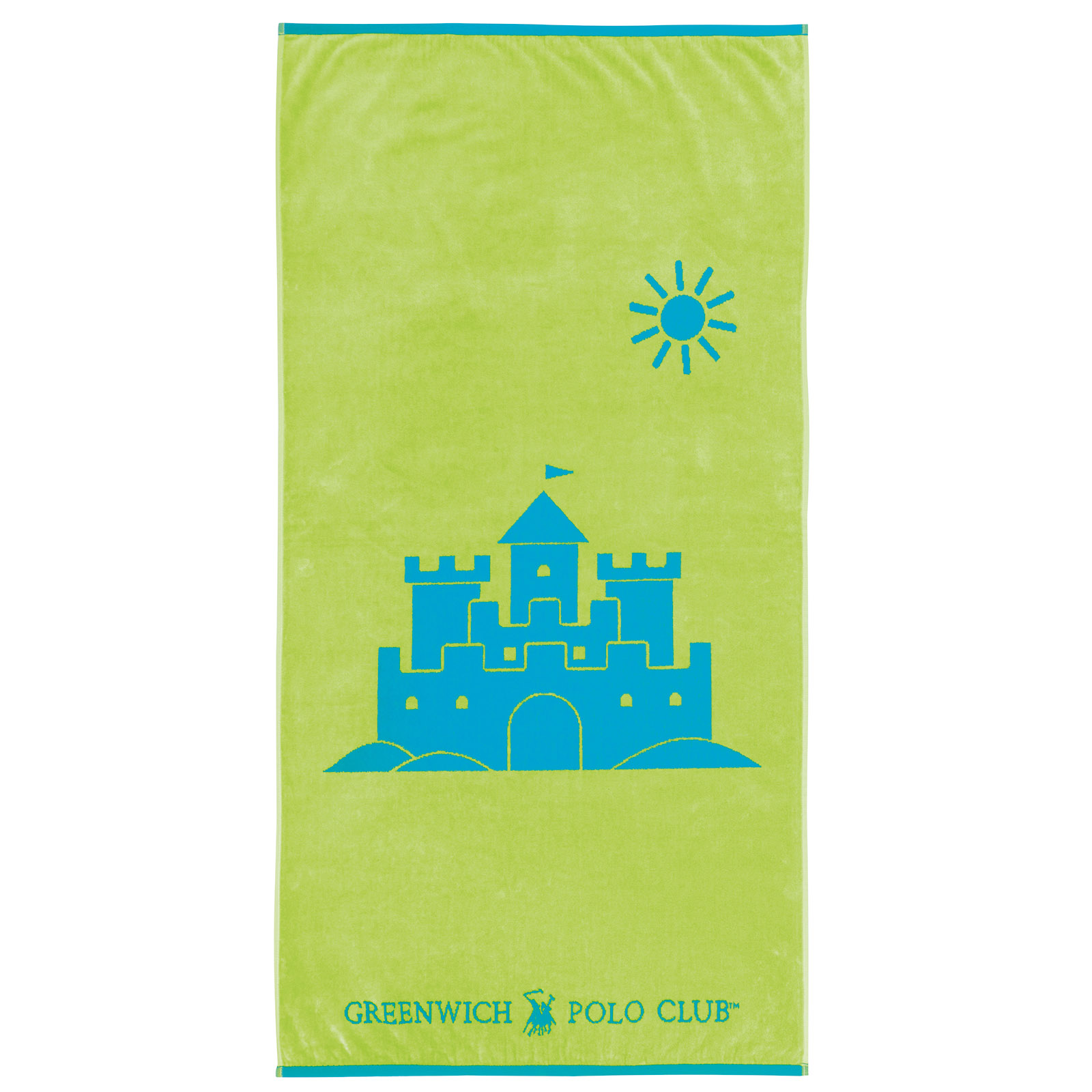 GREENWICH POLO CLUB JUNIOR ΠΕΤΣΕΤΑ ΘΑΛΑΣΣΗΣ 70Χ140 4075 BLUE, GREEN