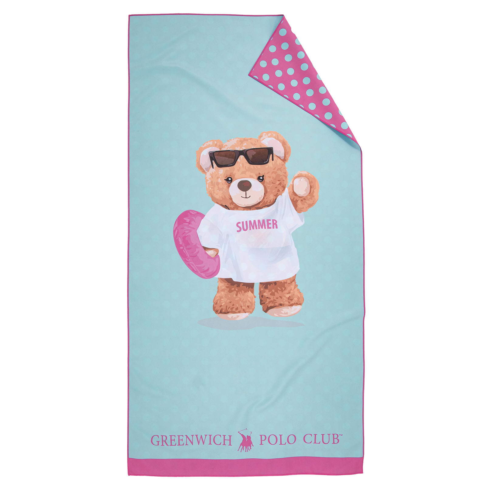 GREENWICH POLO CLUB JUNIOR ΠΕΤΣΕΤΑ ΘΑΛΑΣΣΗΣ 70Χ140 5223 FUSCHIA, MINT