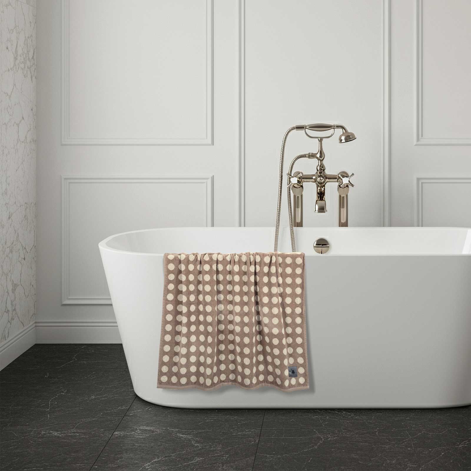 GREENWICH POLO CLUB ΠΕΤΣΕΤΑ ΜΠΑΝΙΟΥ 80Χ150 LOFT 4137 BEIGE, TAUPE