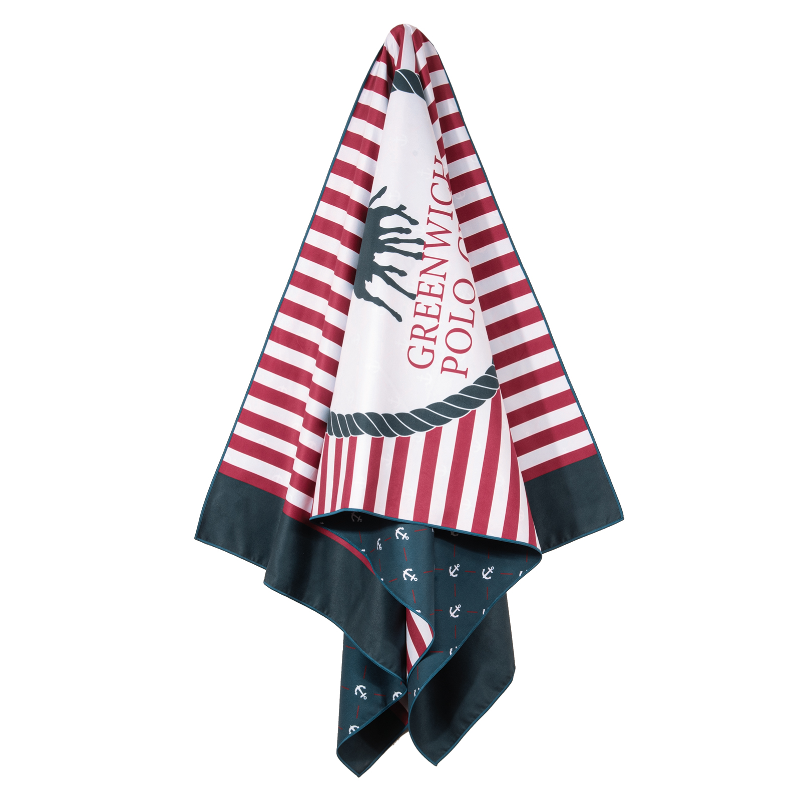 GREENWICH POLO CLUB ΠΕΤΣΕΤΑ ΘΑΛΑΣΣΗΣ 80Χ170 4027 BLUE, RED