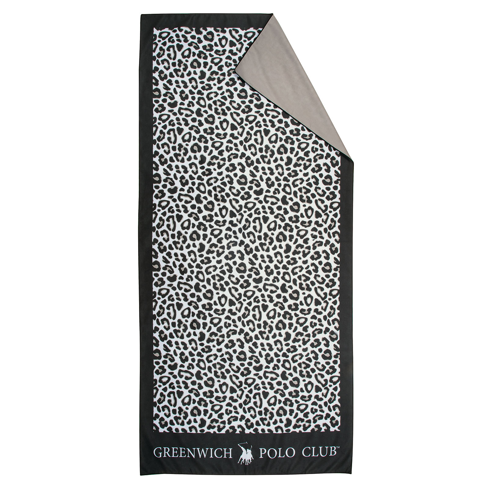 GREENWICH POLO CLUB ΠΕΤΣΕΤΑ ΘΑΛΑΣΣΗΣ 80Χ170 ESSENTIAL 4036 BLACK, TAUPE