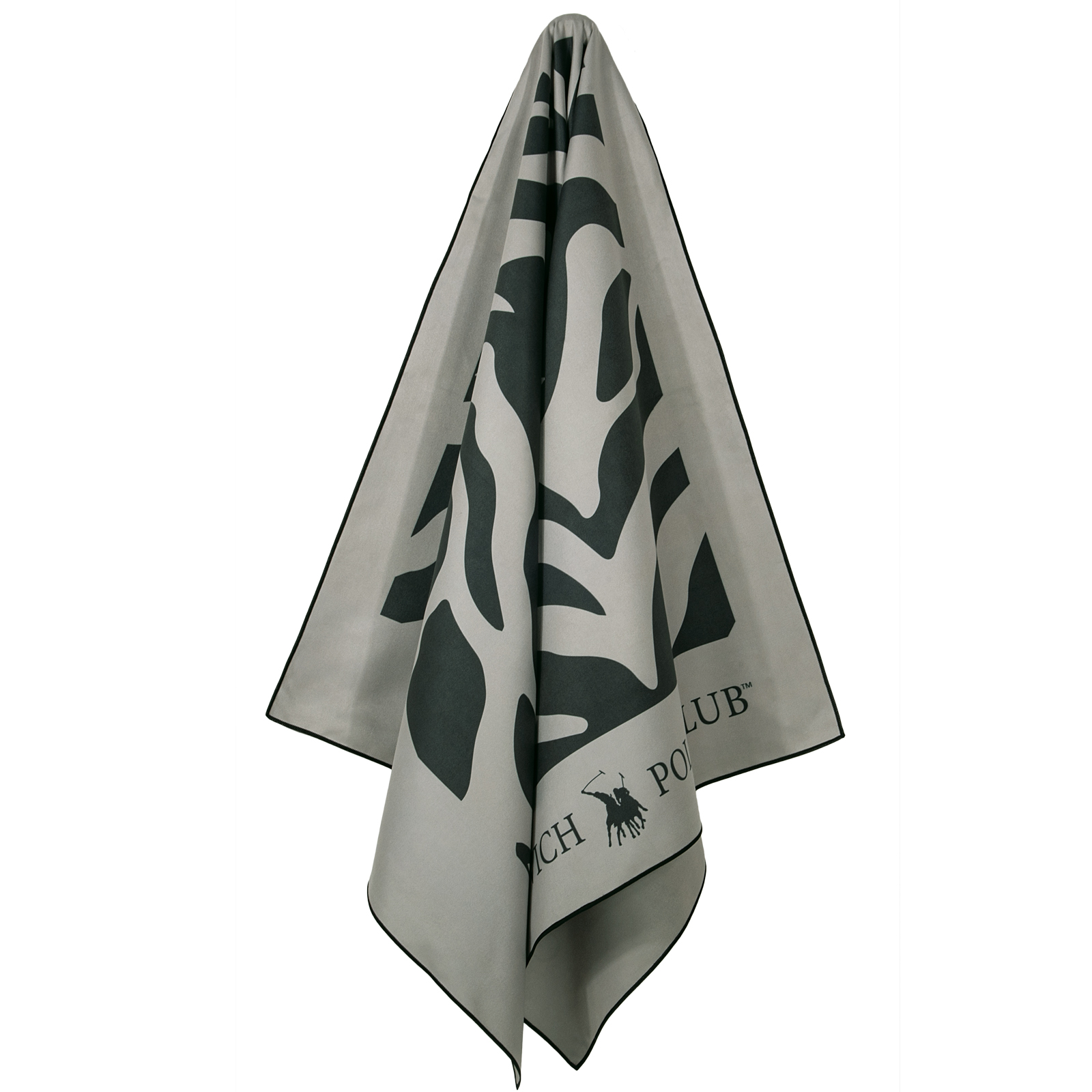 GREENWICH POLO CLUB ΠΕΤΣΕΤΑ ΘΑΛΑΣΣΗΣ 80Χ170 ESSENTIAL 5203 BLACK, TAUPE