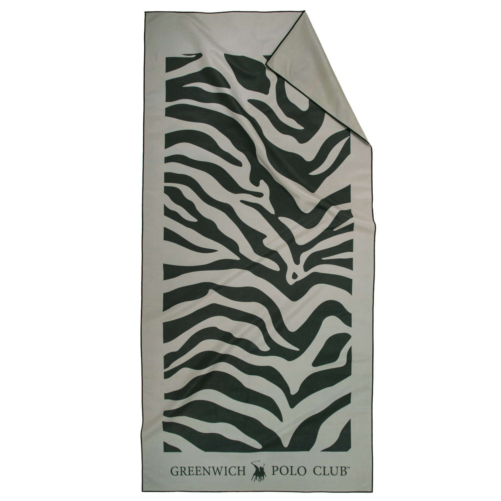 GREENWICH POLO CLUB ΠΕΤΣΕΤΑ ΘΑΛΑΣΣΗΣ 80Χ170 ESSENTIAL 5203 BLACK, TAUPE