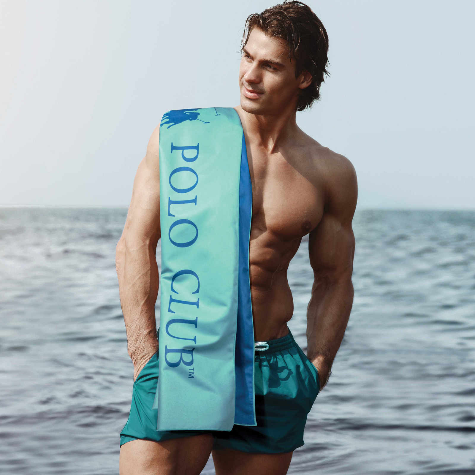 GREENWICH POLO CLUB ΠΕΤΣΕΤΑ ΘΑΛΑΣΣΗΣ 80Χ170 ESSENTIAL 5212 BLUE, TURQUOISE