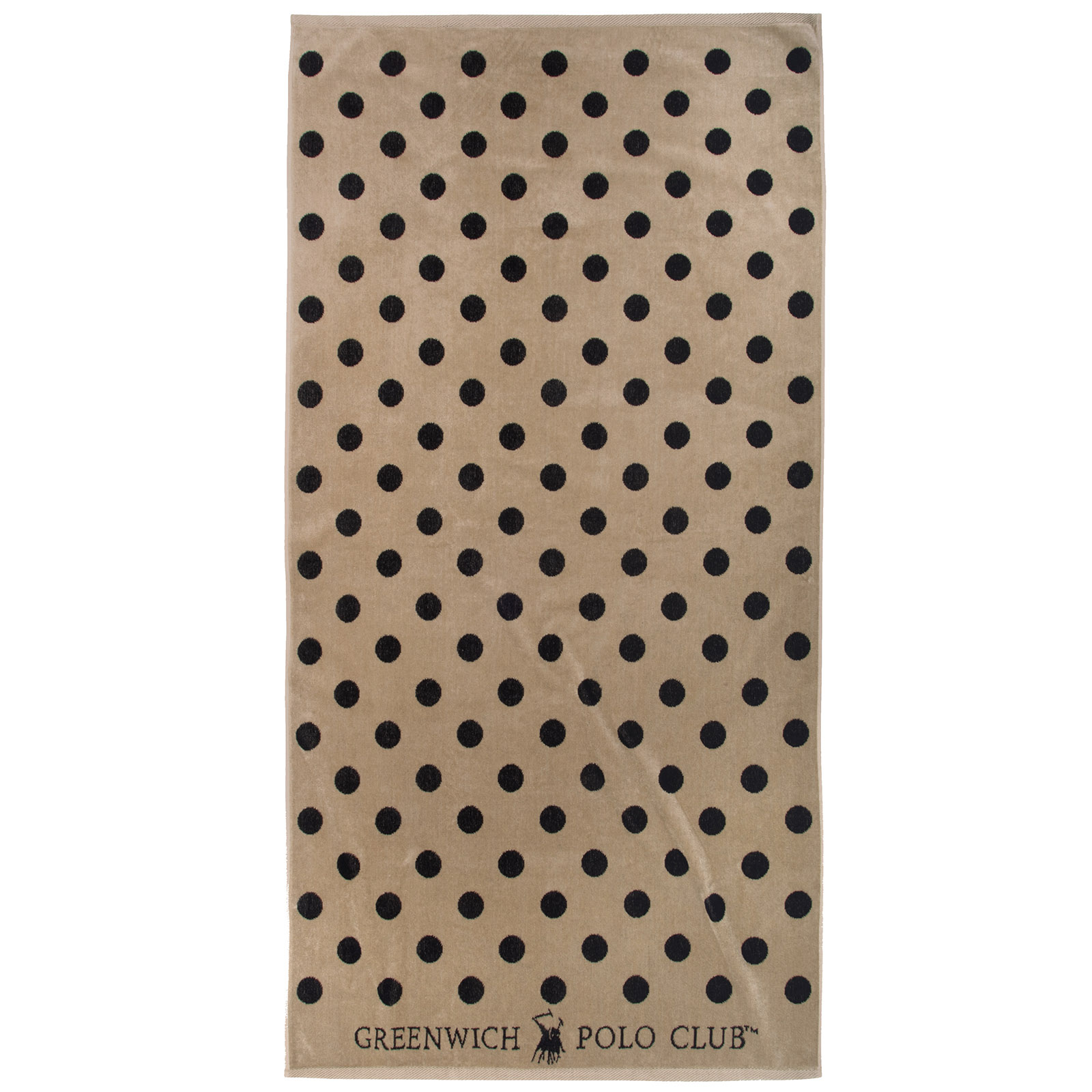 GREENWICH POLO CLUB ΠΕΤΣΕΤΑ ΘΑΛΑΣΣΗΣ 90Χ170 4071 BLACK, TAUPE