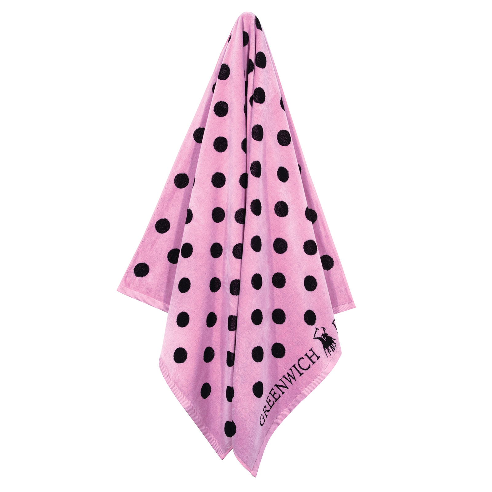 GREENWICH POLO CLUB ΠΕΤΣΕΤΑ ΘΑΛΑΣΣΗΣ 90Χ170 4072 BLACK, PINK