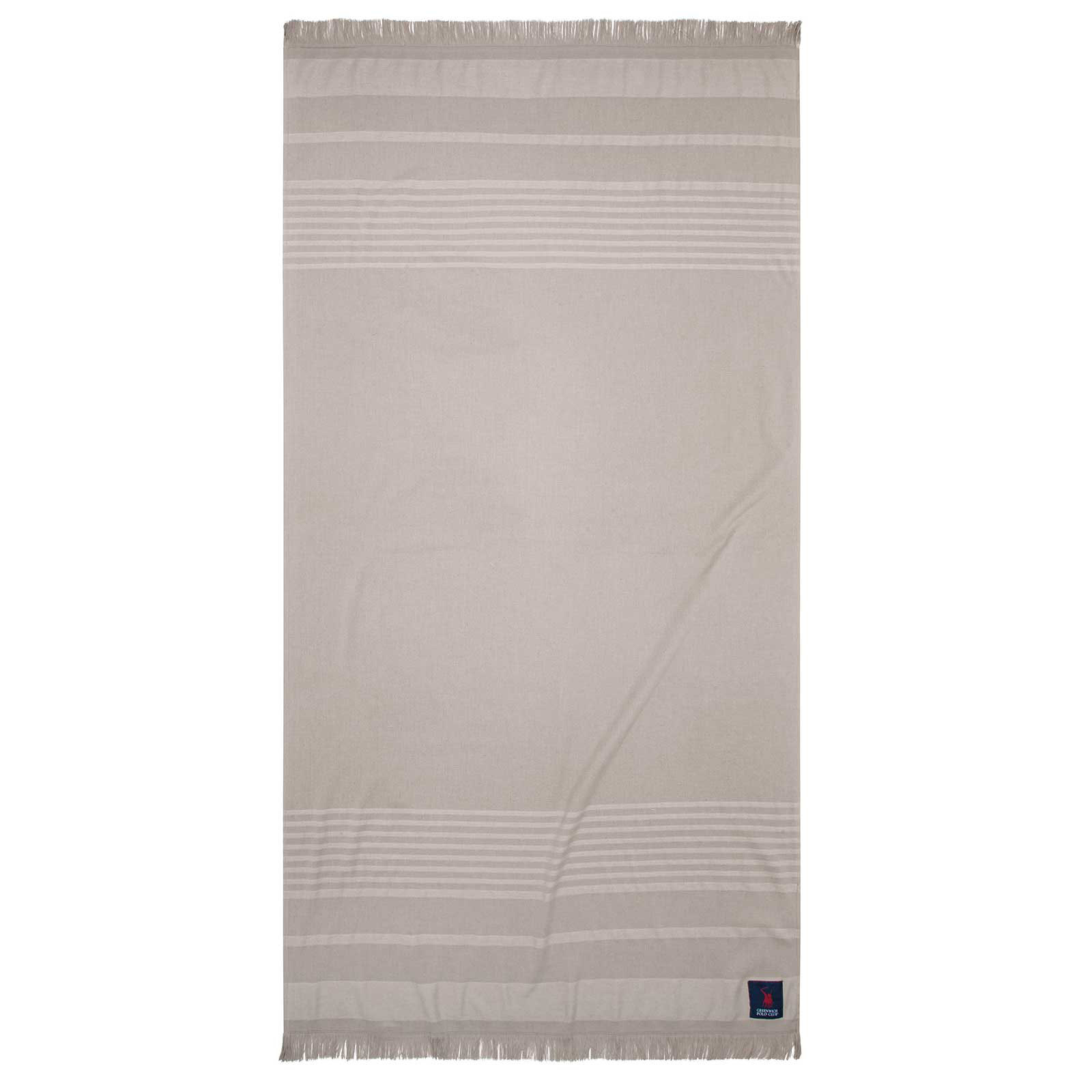 GREENWICH POLO CLUB ΠΕΤΣΕΤΑ ΘΑΛΑΣΣΗΣ 90Χ180 3746 ΜΠΕΖ