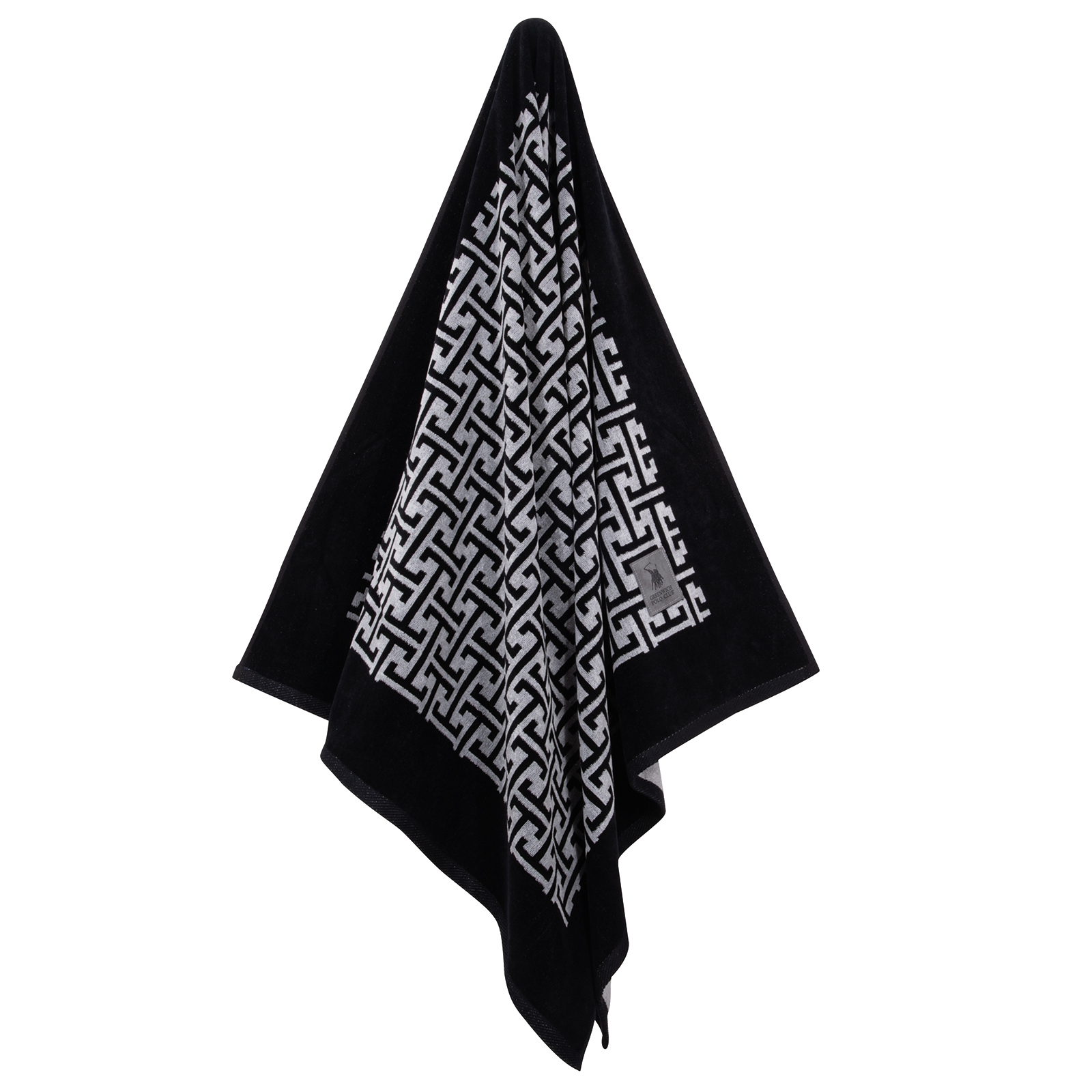 GREENWICH POLO CLUB ΠΕΤΣΕΤΑ ΘΑΛΑΣΣΗΣ 90Χ180 ESSENTIAL 4005 BLACK, GREY