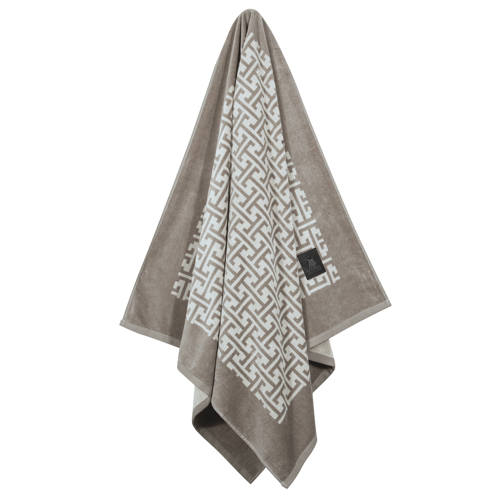 GREENWICH POLO CLUB ΠΕΤΣΕΤΑ ΘΑΛΑΣΣΗΣ 90Χ180 ESSENTIAL 4006 BEIGE, TAUPE