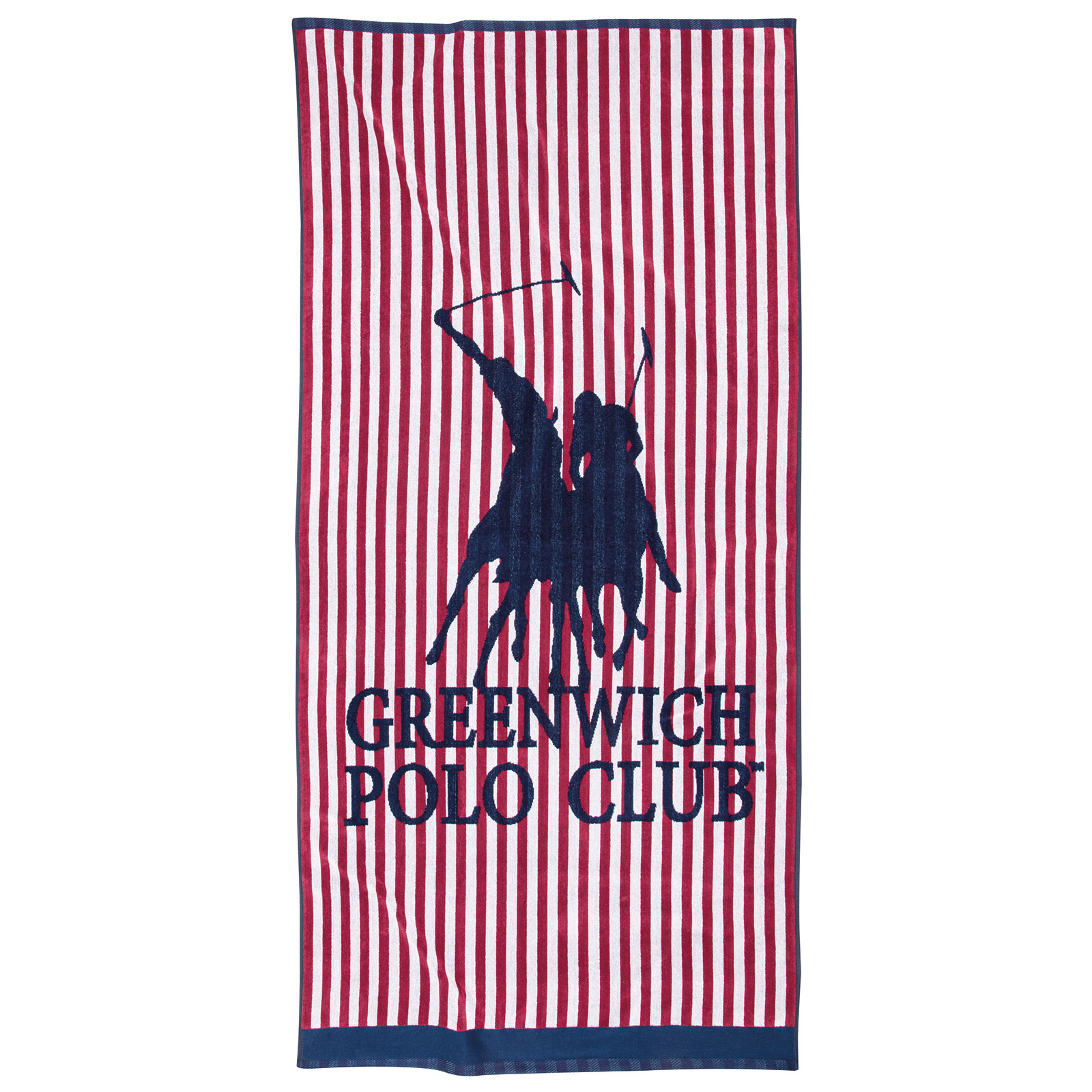 GREENWICH POLO CLUB ΠΕΤΣΕΤΑ ΘΑΛΑΣΣΗΣ 90Χ180 4009 BLUE, GREY, RED