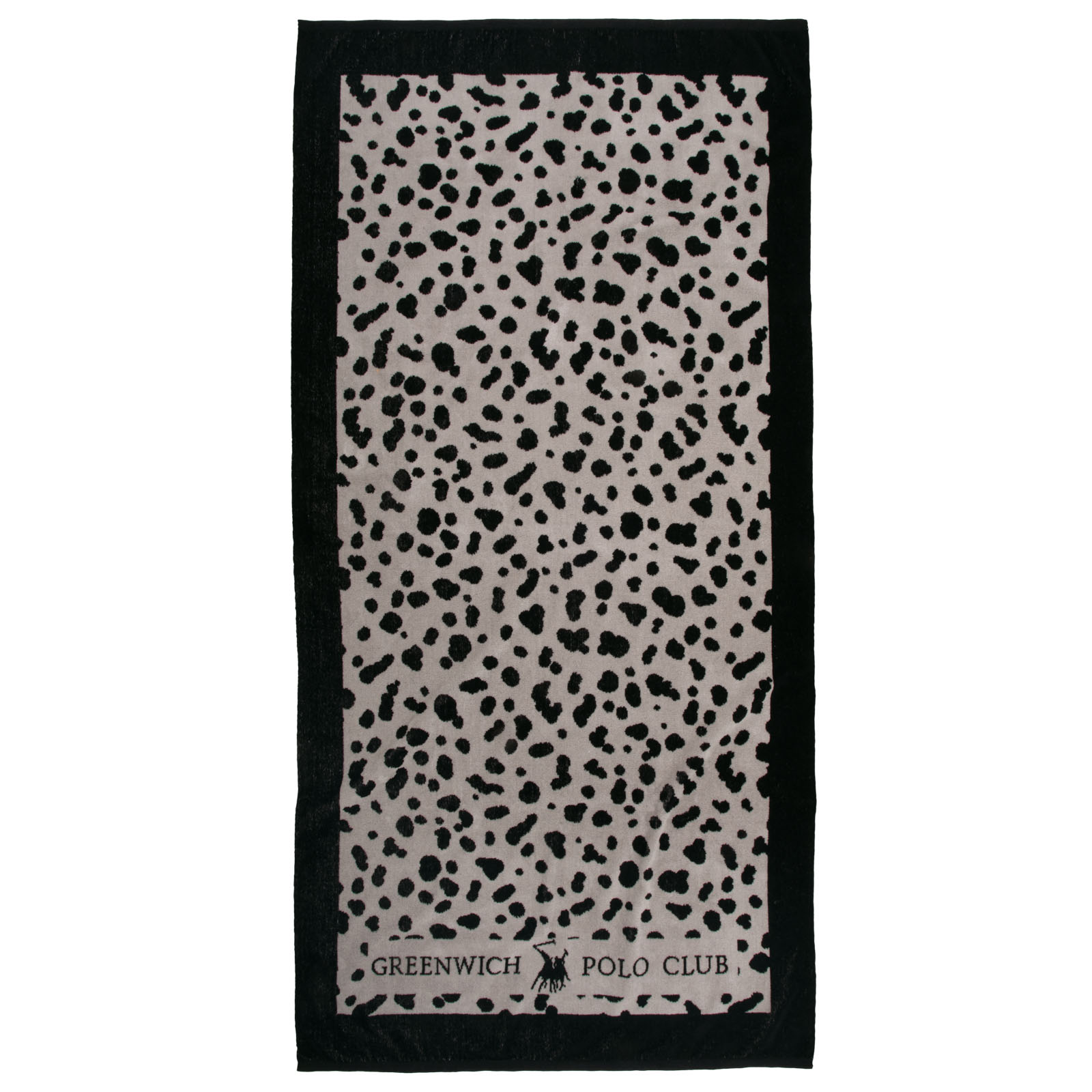 GREENWICH POLO CLUB ΠΕΤΣΕΤΑ ΘΑΛΑΣΣΗΣ 90Χ180 ESSENTIAL 5237 BLACK, TAUPE