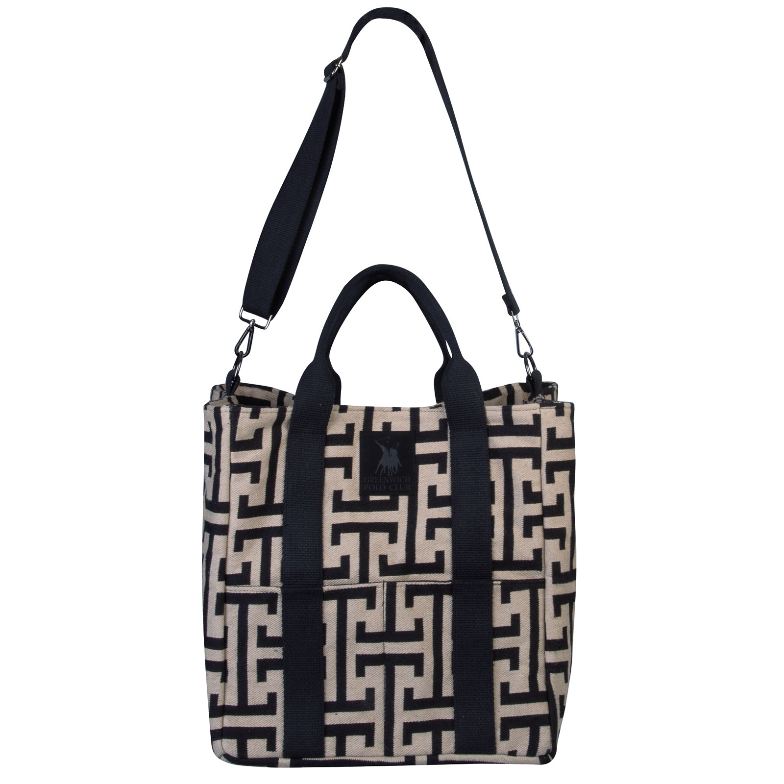 GREENWICH POLO CLUB ΤΣΑΝΤΑ ΘΑΛΑΣΣΗΣ 35Χ40Χ38 3840 ΜΑΥΡΟ, ΜΠΕΖ