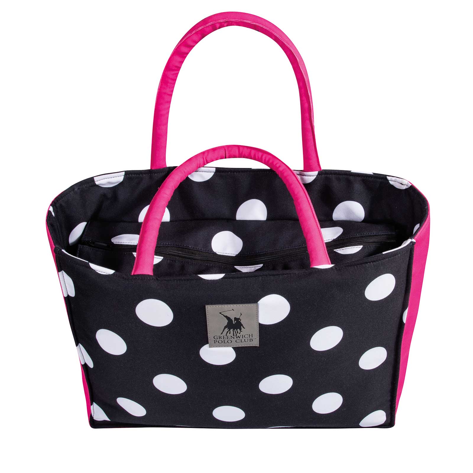 GREENWICH POLO CLUB ΤΣΑΝΤΑ ΘΑΛΑΣΣΗΣ 46X36 ESSENTIAL 4068 BLACK, FUSCHIA