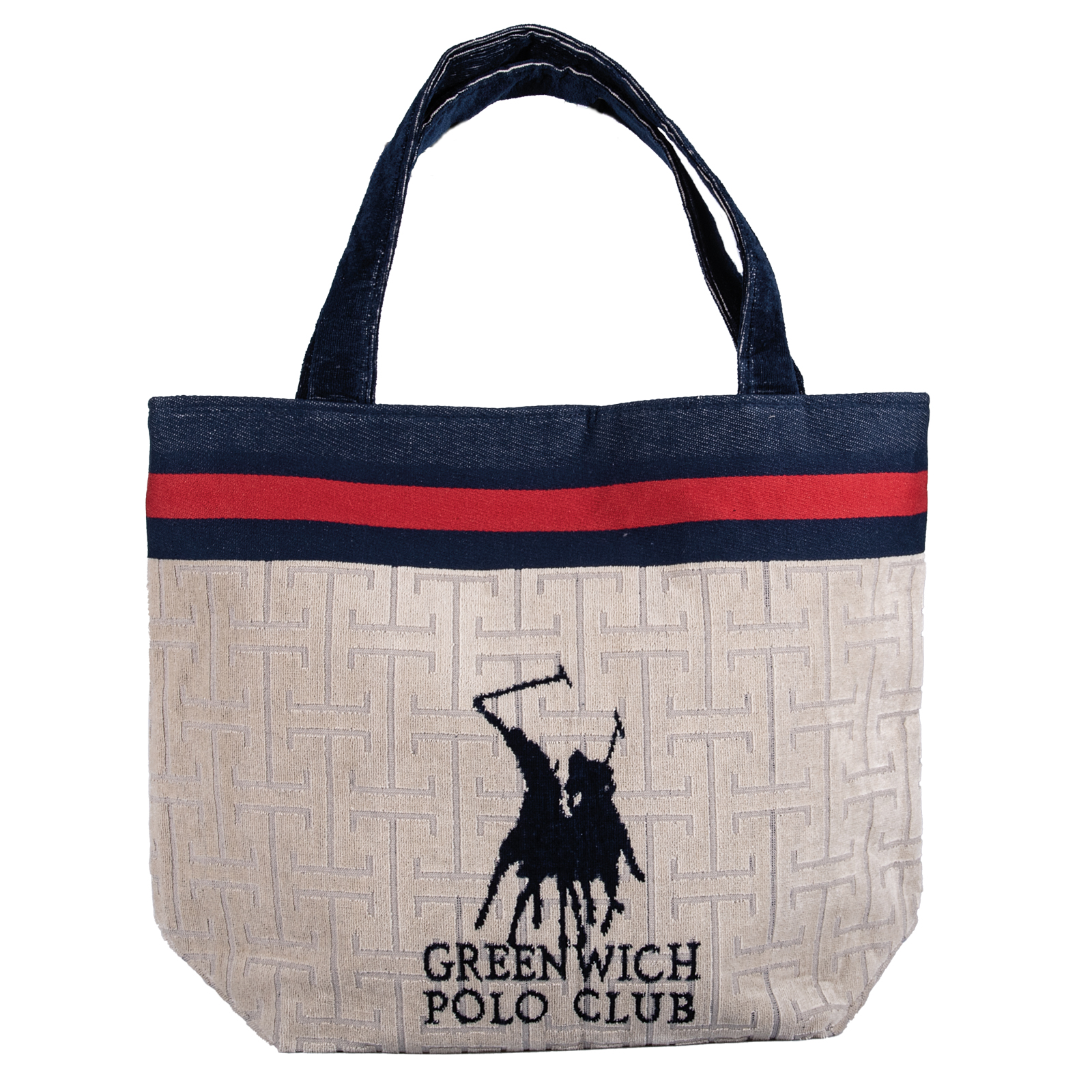 GREENWICH POLO CLUB ΤΣΑΝΤΑ ΘΑΛΑΣΣΗΣ 55Χ40 ESSENTIAL 5226 BLUE, TAUPE