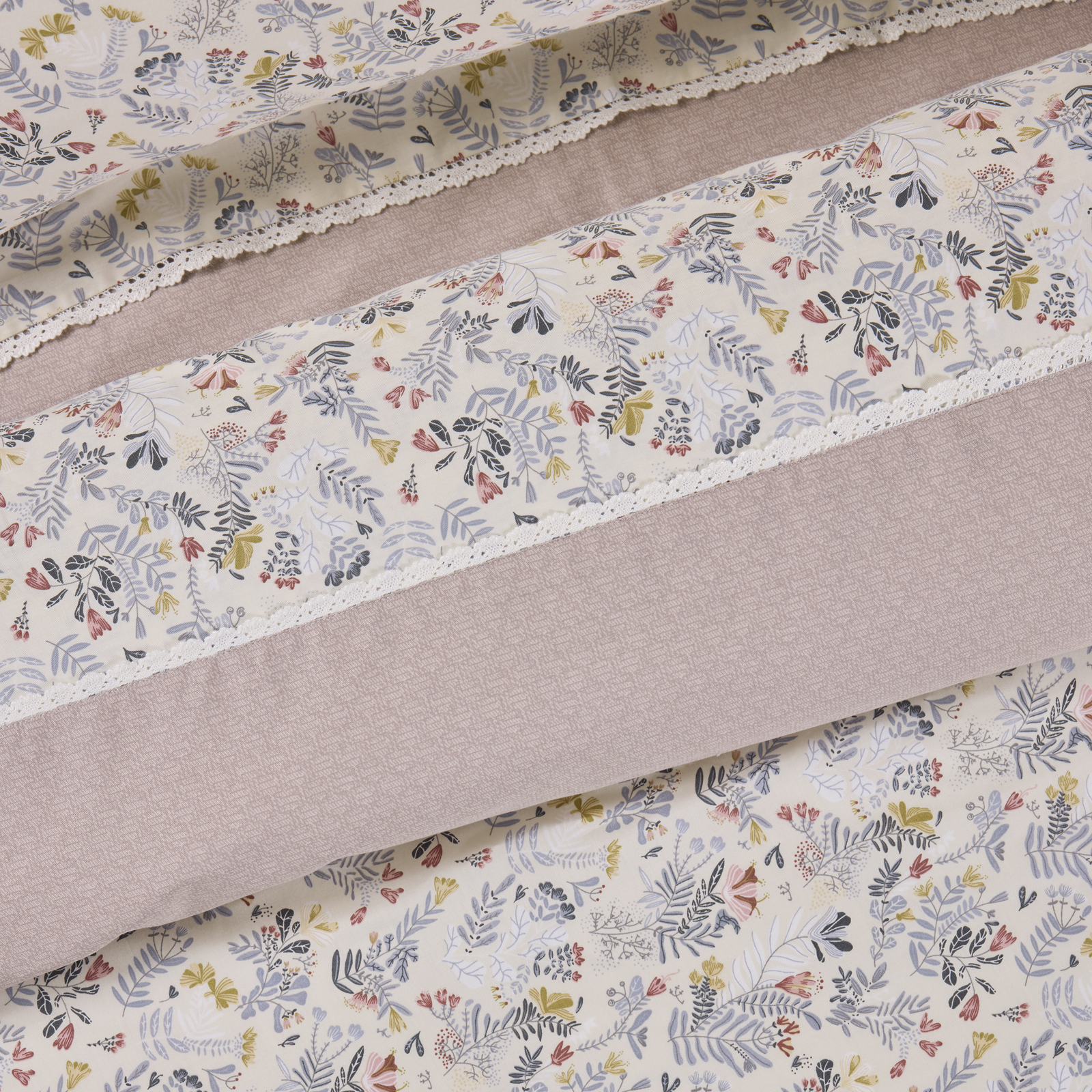 DAS HOME ΚΟΥΒΕΡΛΙ KING PRESTIGE 1695 BEIGE, BLUE