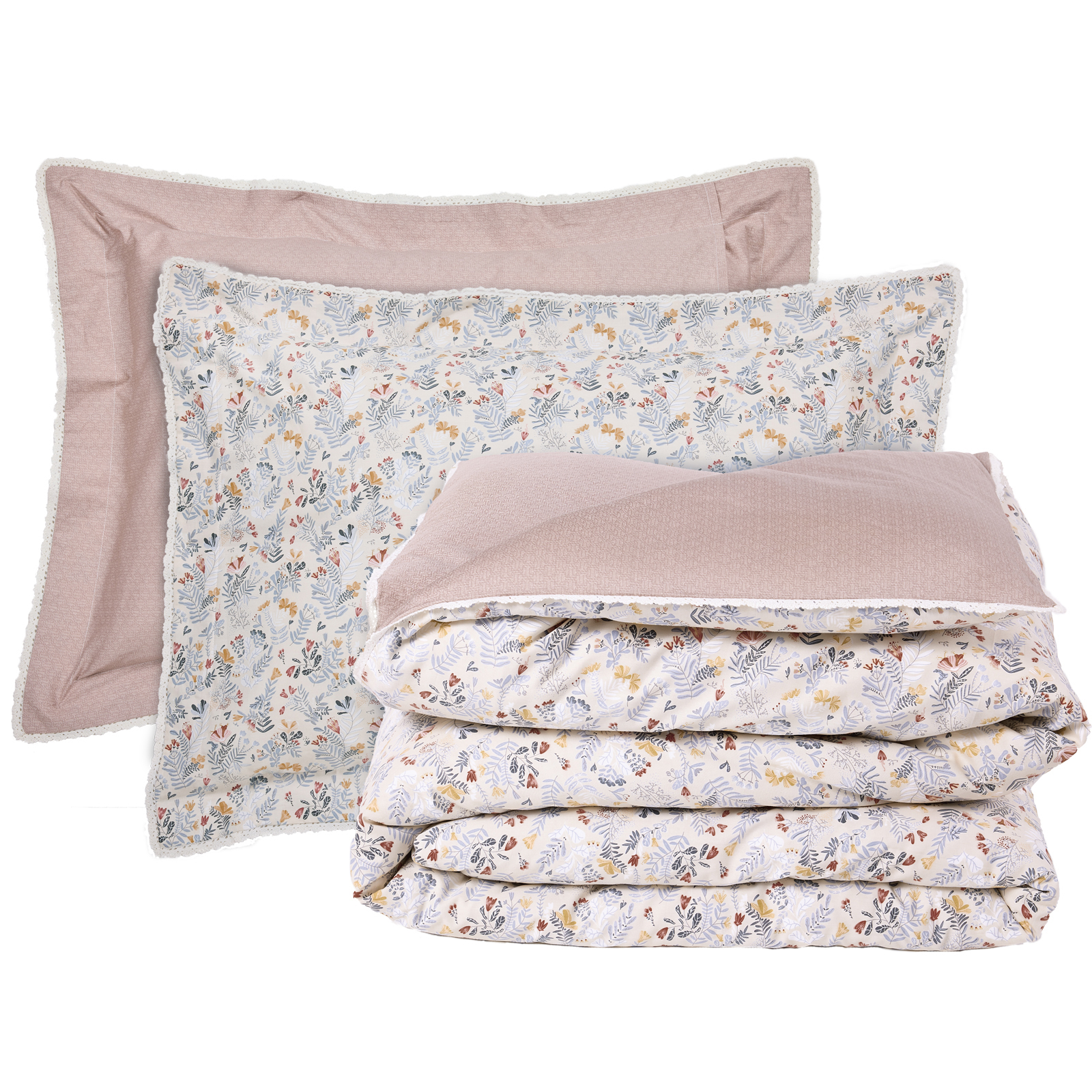 DAS HOME ΚΟΥΒΕΡΛΙ KING PRESTIGE 1695 BEIGE, BLUE