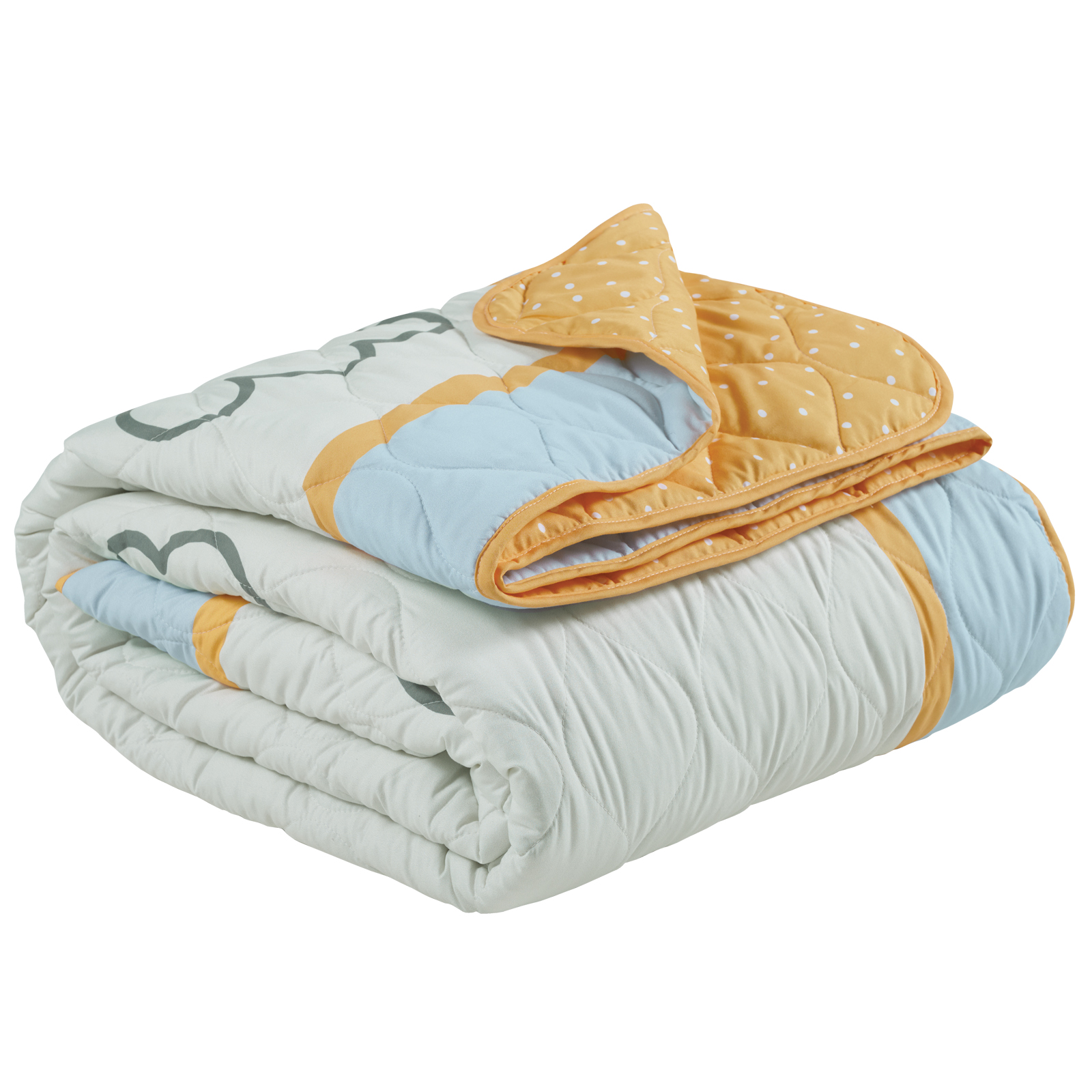 DAS KIDS ΚΟΥΒΕΡΛΙ ΜΟΝΟ 4880 ΓΑΛΑΖΙΟ, ΚΙΤΡΙΝΟ, ΜΕΝΤΑ