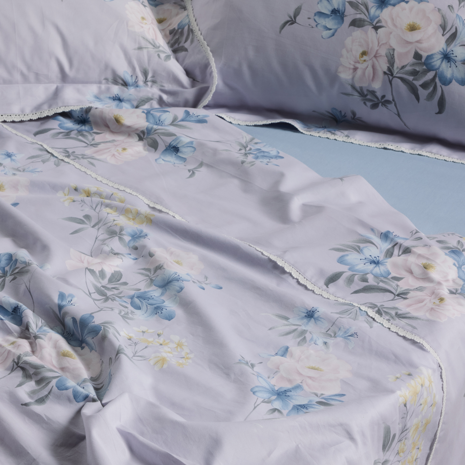 DAS HOME ΠΑΠΛΩΜΑΤΟΘΗΚΗ ΣΕΤ ΥΠΕΡΔΙΠΛΗ PRESTIGE 1710 GREY, LILAC